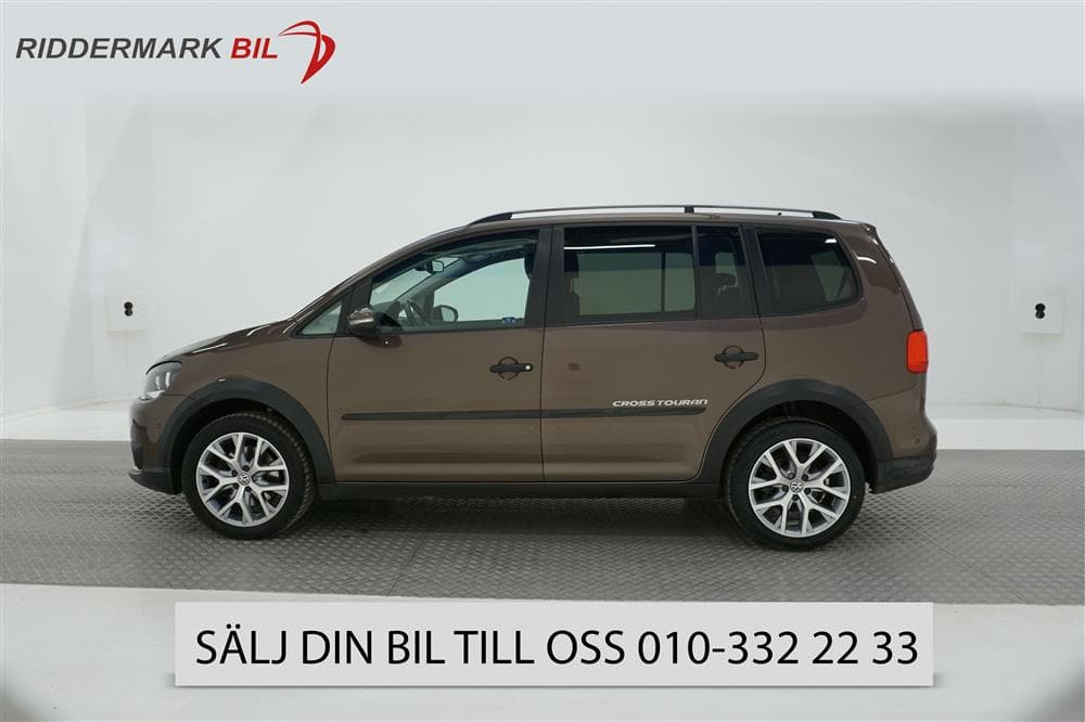 Volkswagen CrossTouran 1.4 TSI 140hk 7-sits Helskinn Backkamera