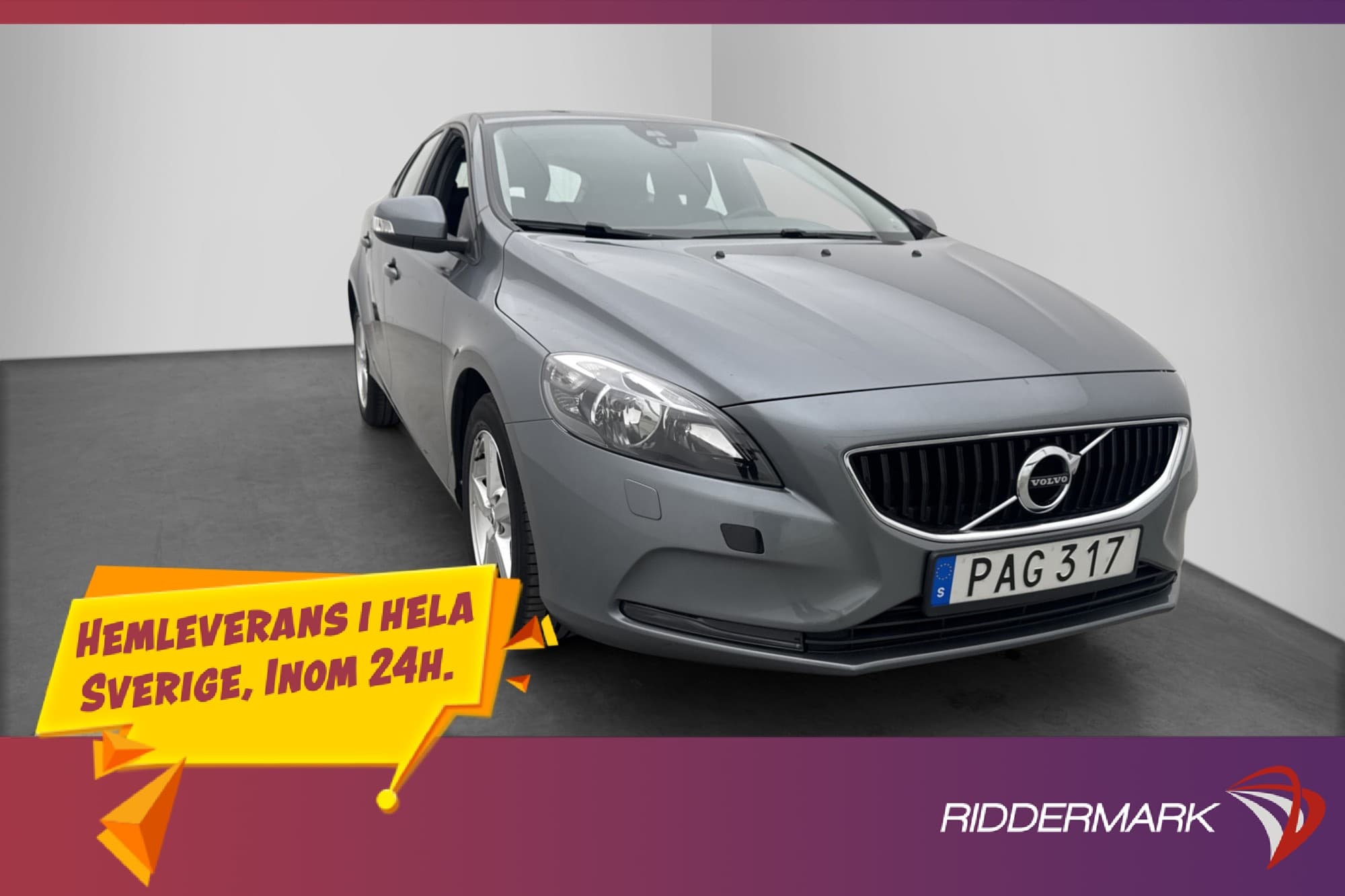 Volvo V40 T2 122hk P-Sensorer Bluetooth Drag Få Brukare