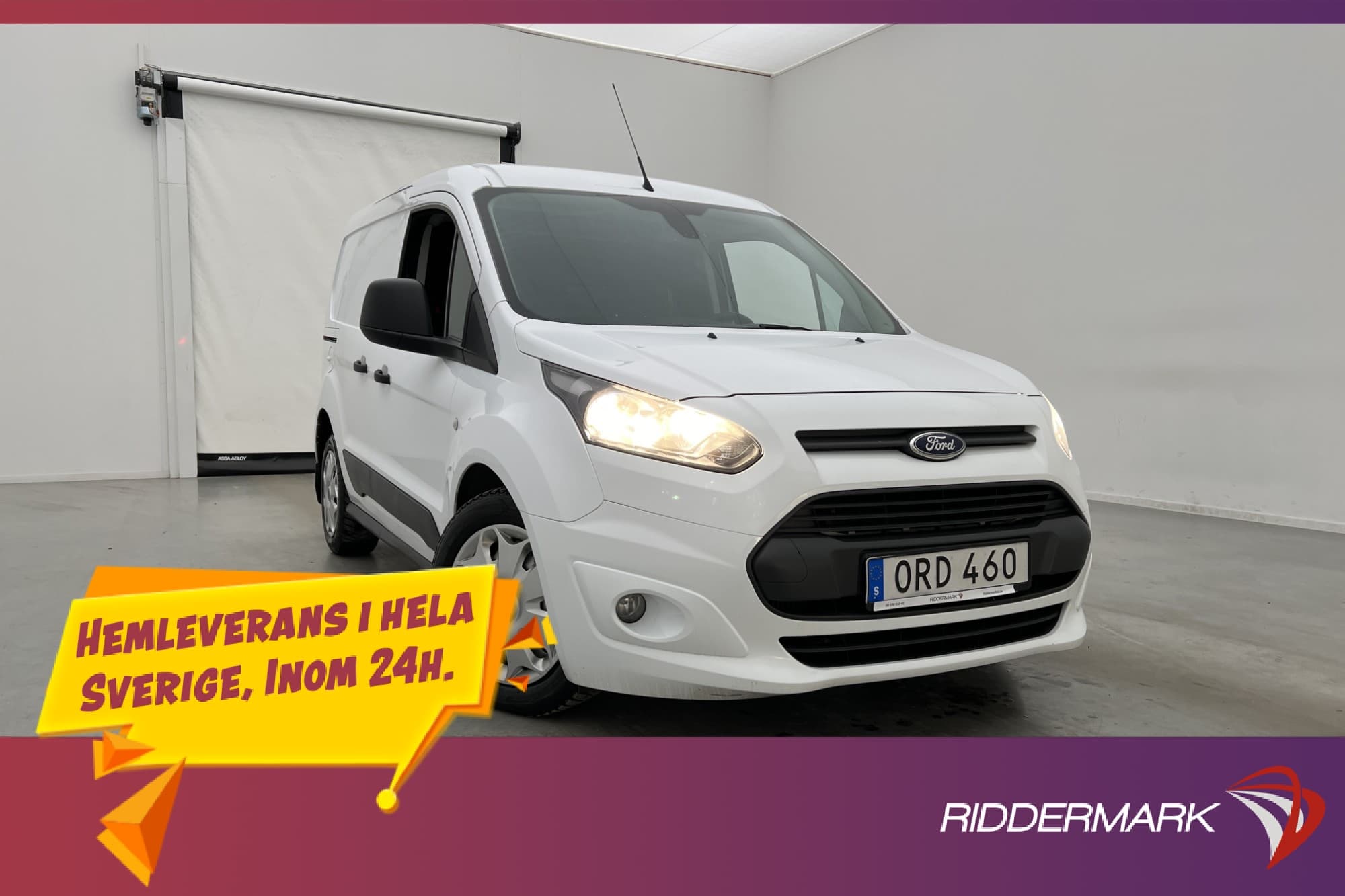 Ford Transit Connect 220 Ny-Kamrem Värmare PDC Dragkrok Moms
