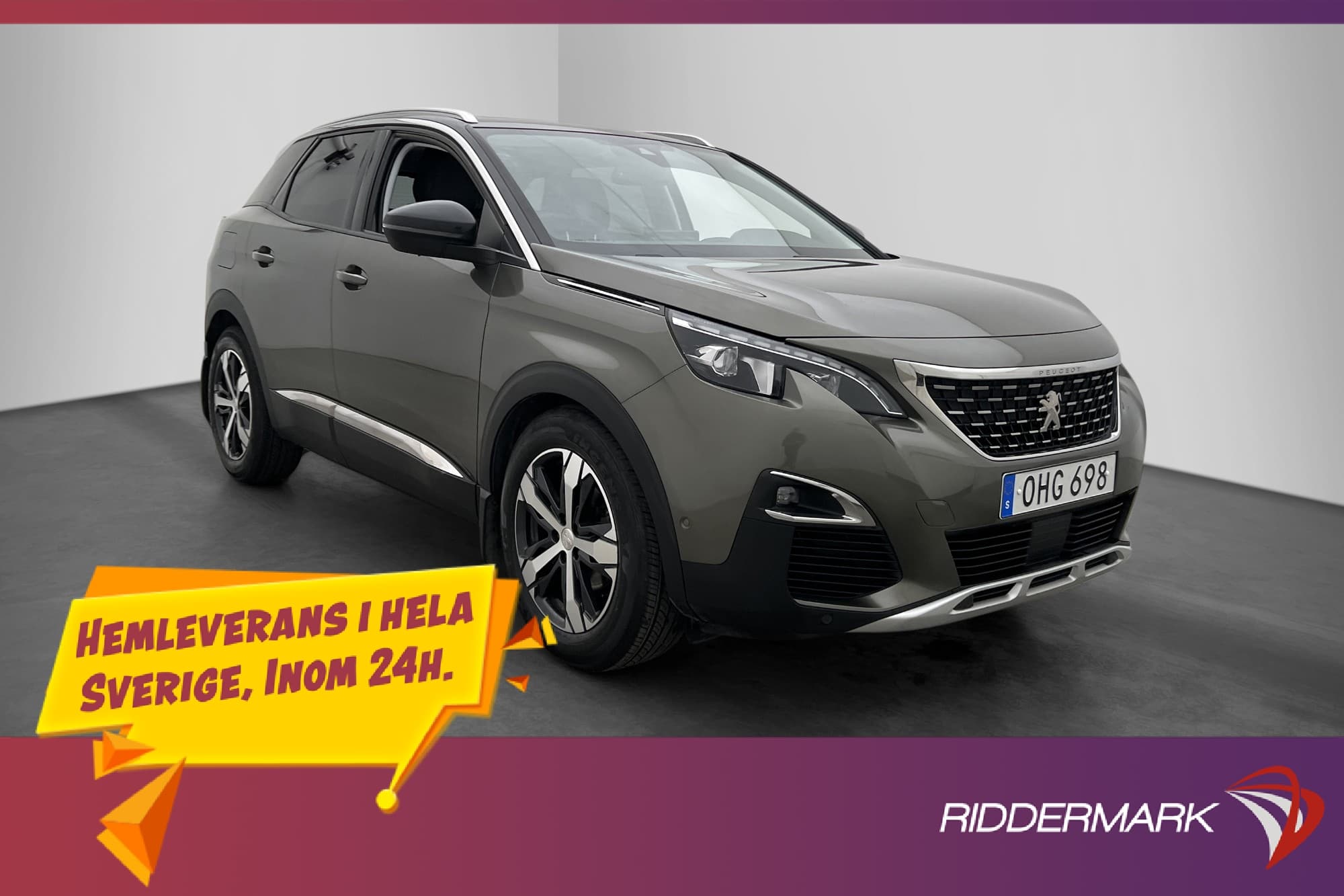 Peugeot 3008 1.6 BlueHDi 120hk Panorama Kamera CarPlay