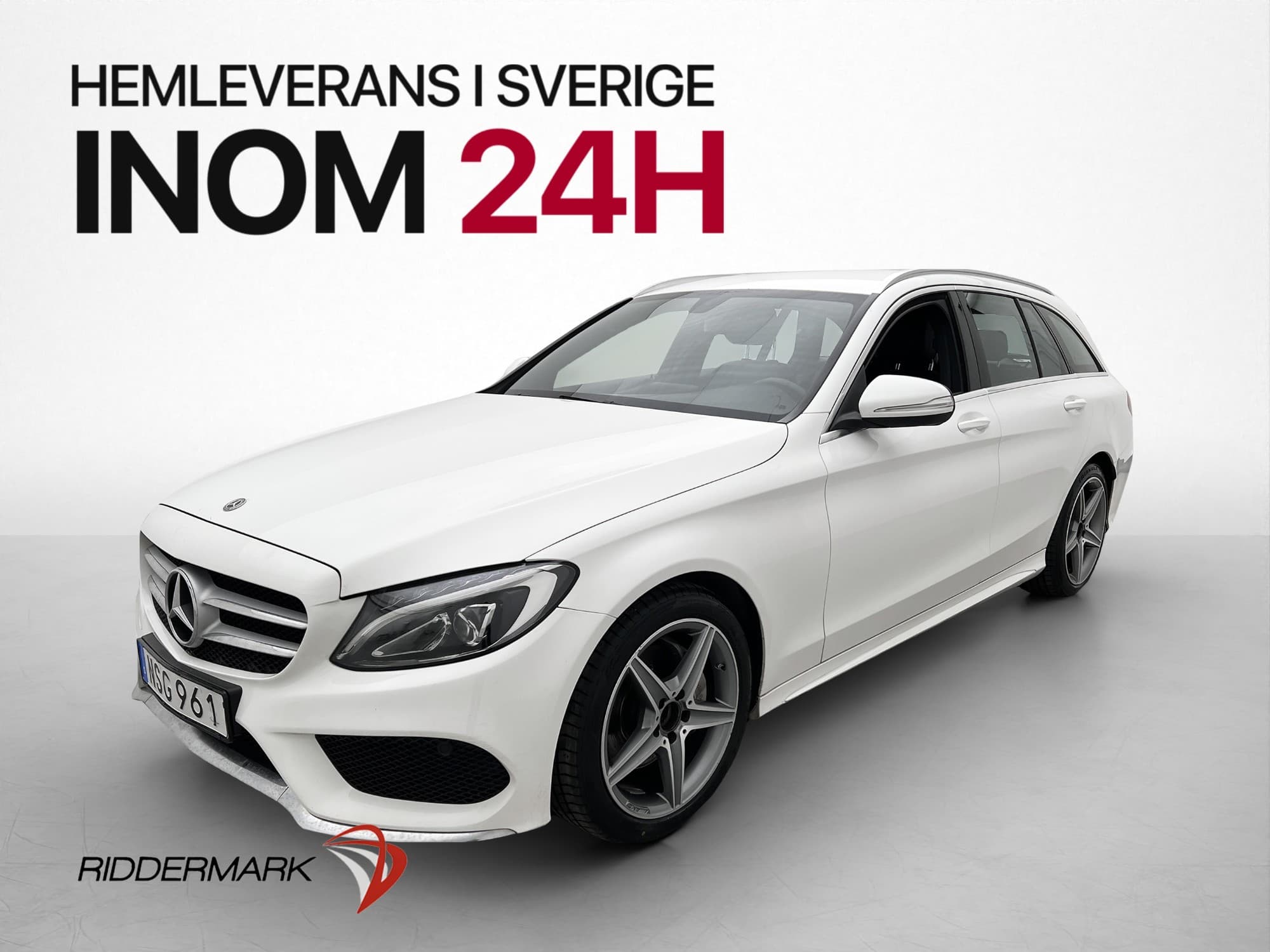 Mercedes-Benz C 180 T AMG Line Skinn Kamera Bluetooth