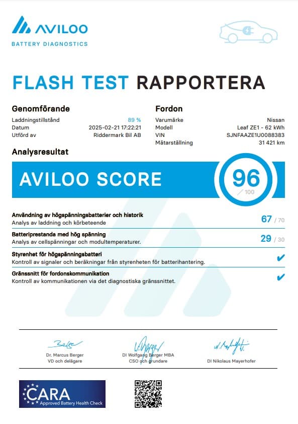 Nissan Leaf E+ 62 kWh Tekna Rattvärme BOSE Navi 360° MOMS