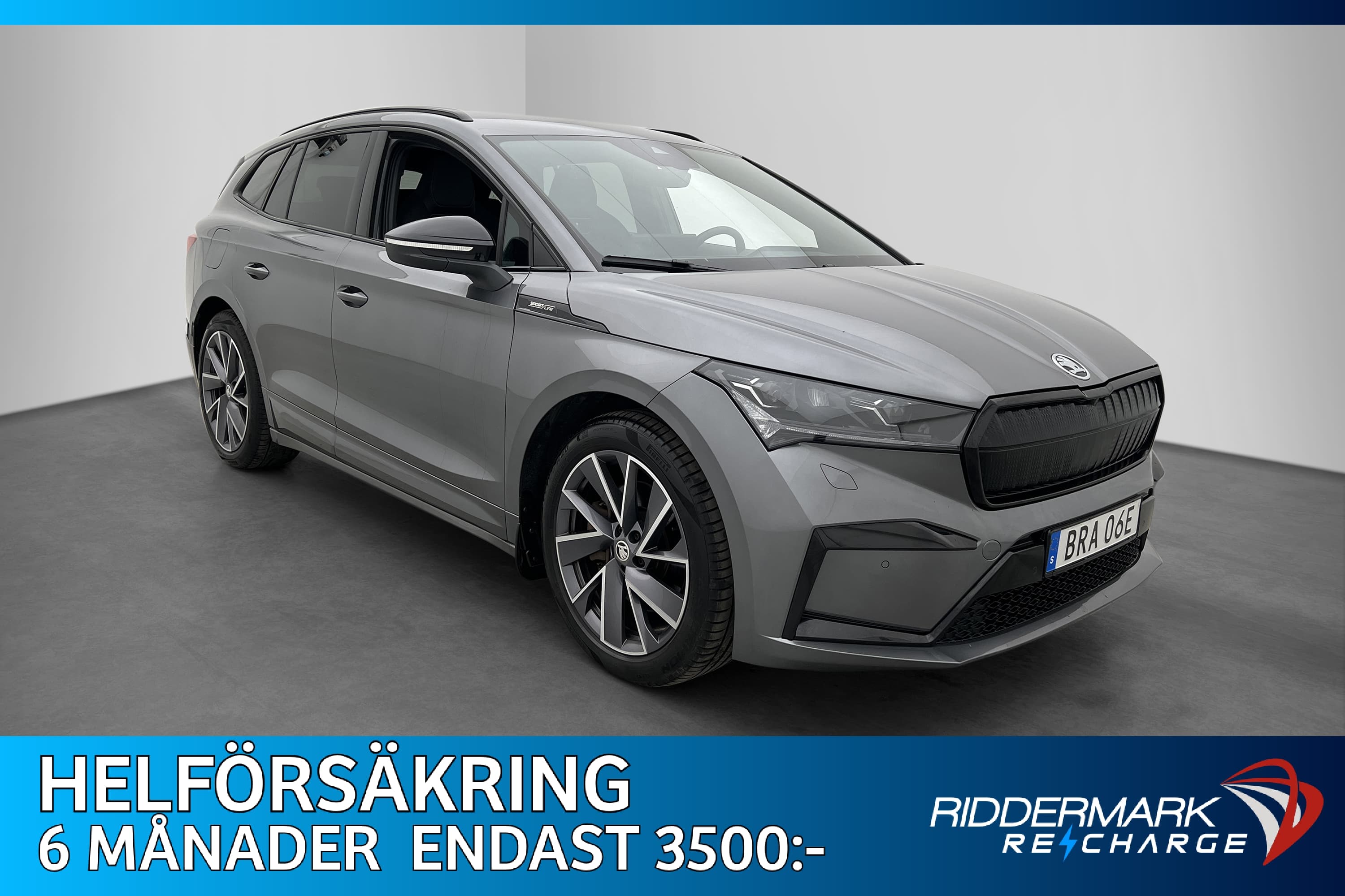 Skoda Enyaq 80 204hk Sportline HUD Dragkrok Kamera MOMS