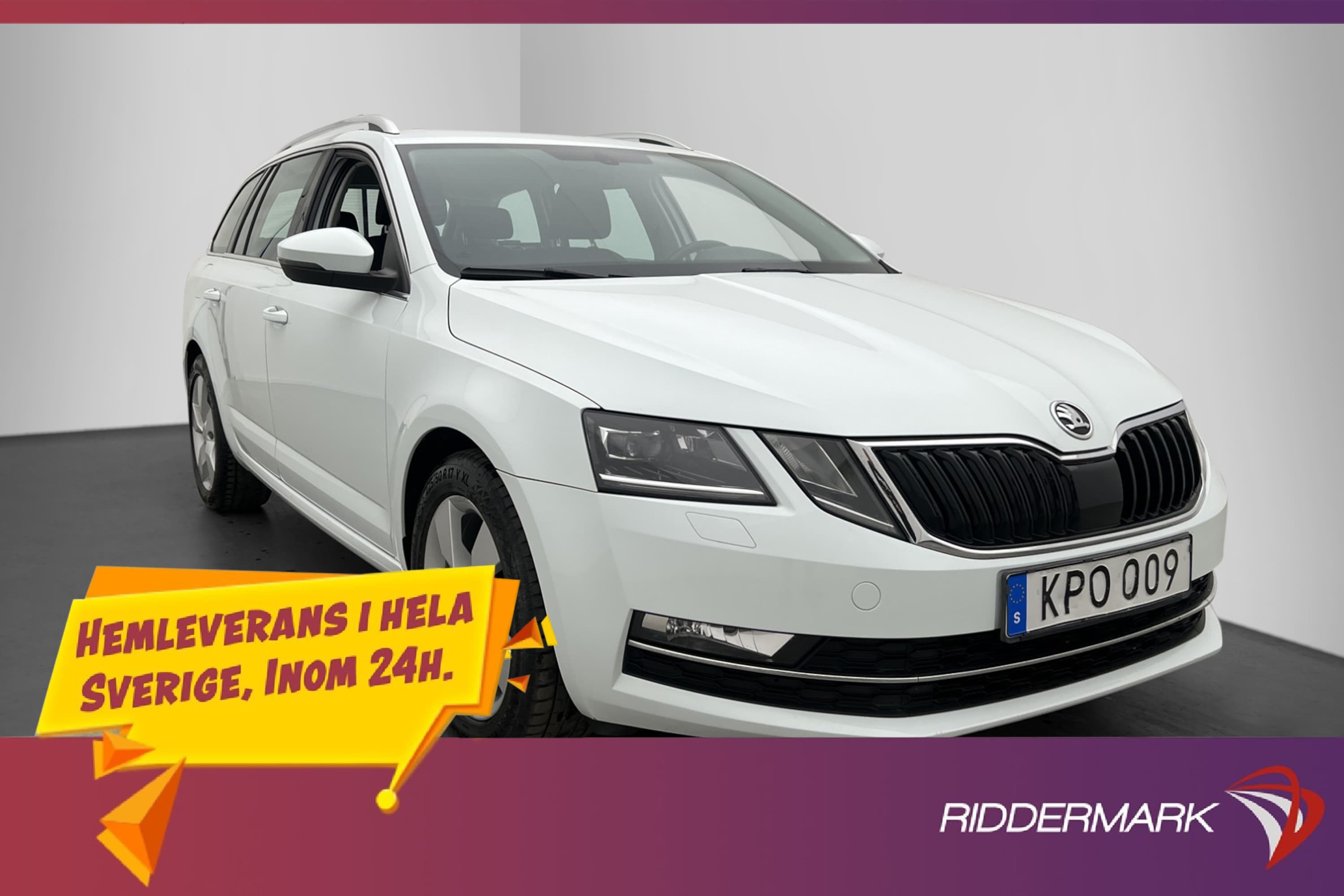 Skoda Octavia 1.0 Apple CarPlay Värmare Rattvärme Adaptiv-f