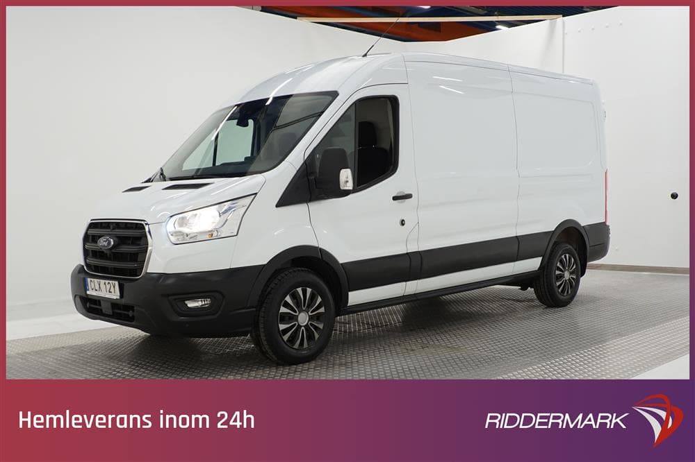 Ford Transit 350 2.0 TDCi Aut L2H2 Eu6 130hk Värmare Moms