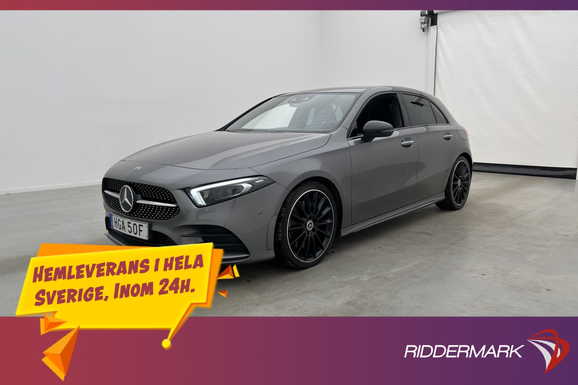 Mercedes-Benz A 250 4M 224hk AMG Pano Värm Wide Burm SE UTR