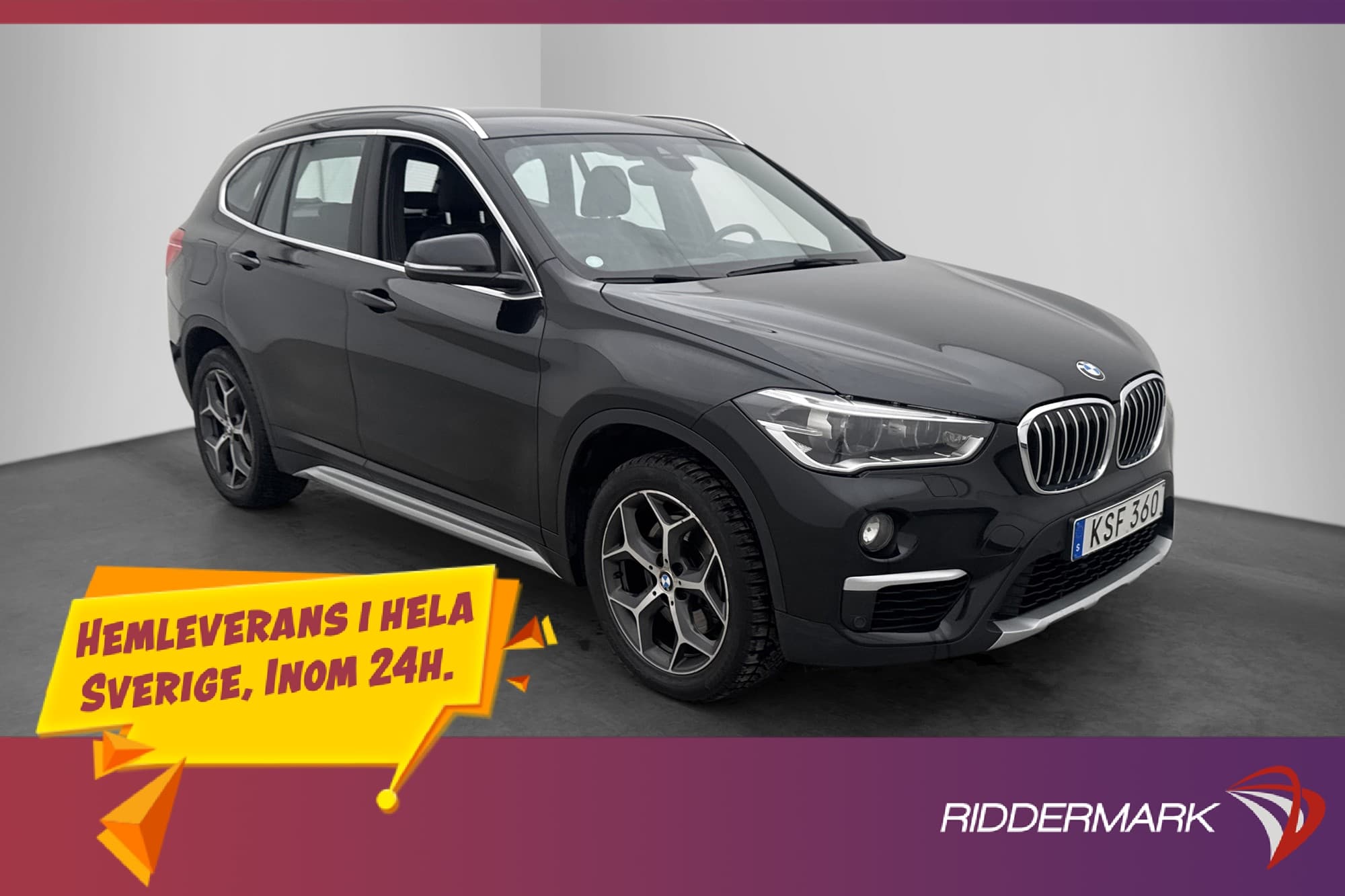 BMW X1 xDrive20d 190hk Skinn Bkamera P-Värmare