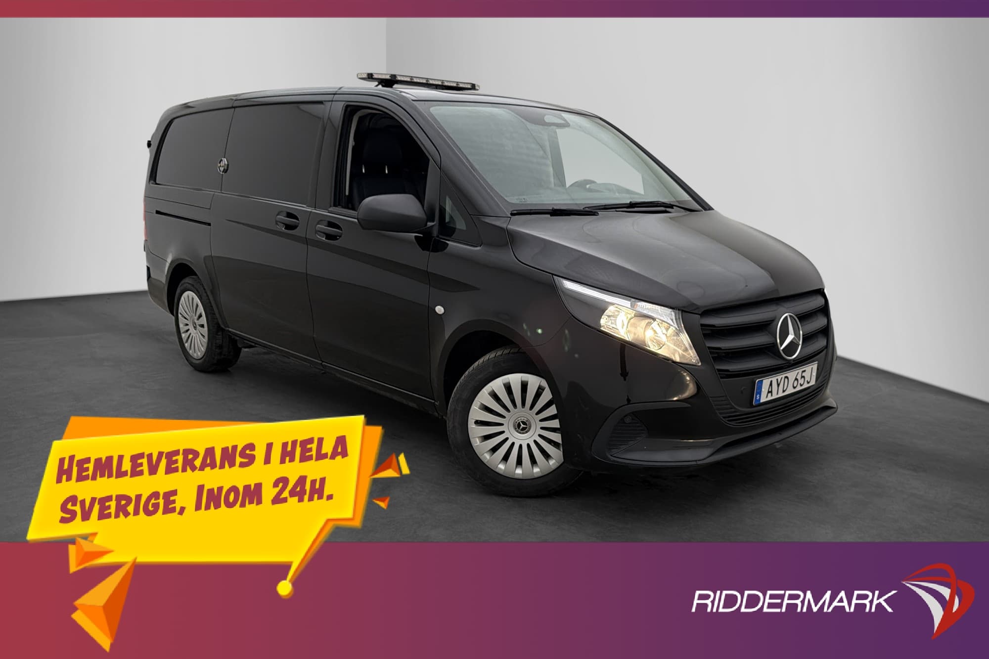 Mercedes-Benz Vito L2 116 Värm Drag 2xDörr Skinn Kamera Moms