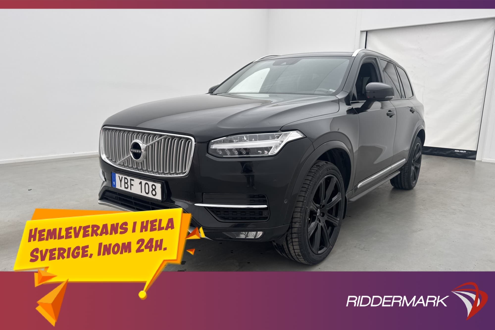 Volvo XC90 D5 AWD Inscription VOC Värmare Drag Skinn Kamera