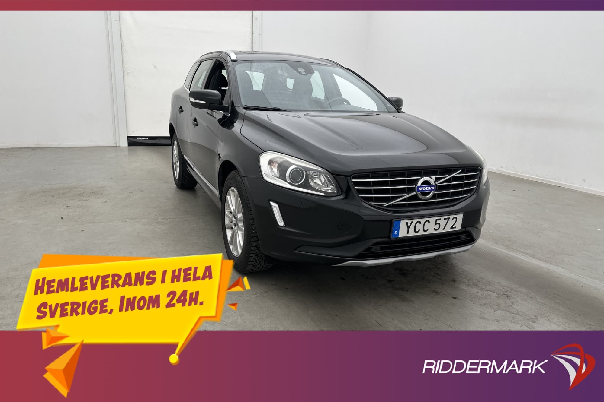 Volvo XC60 D5 220hk AWD Summum Pano Kamera Värmare VOC Drag