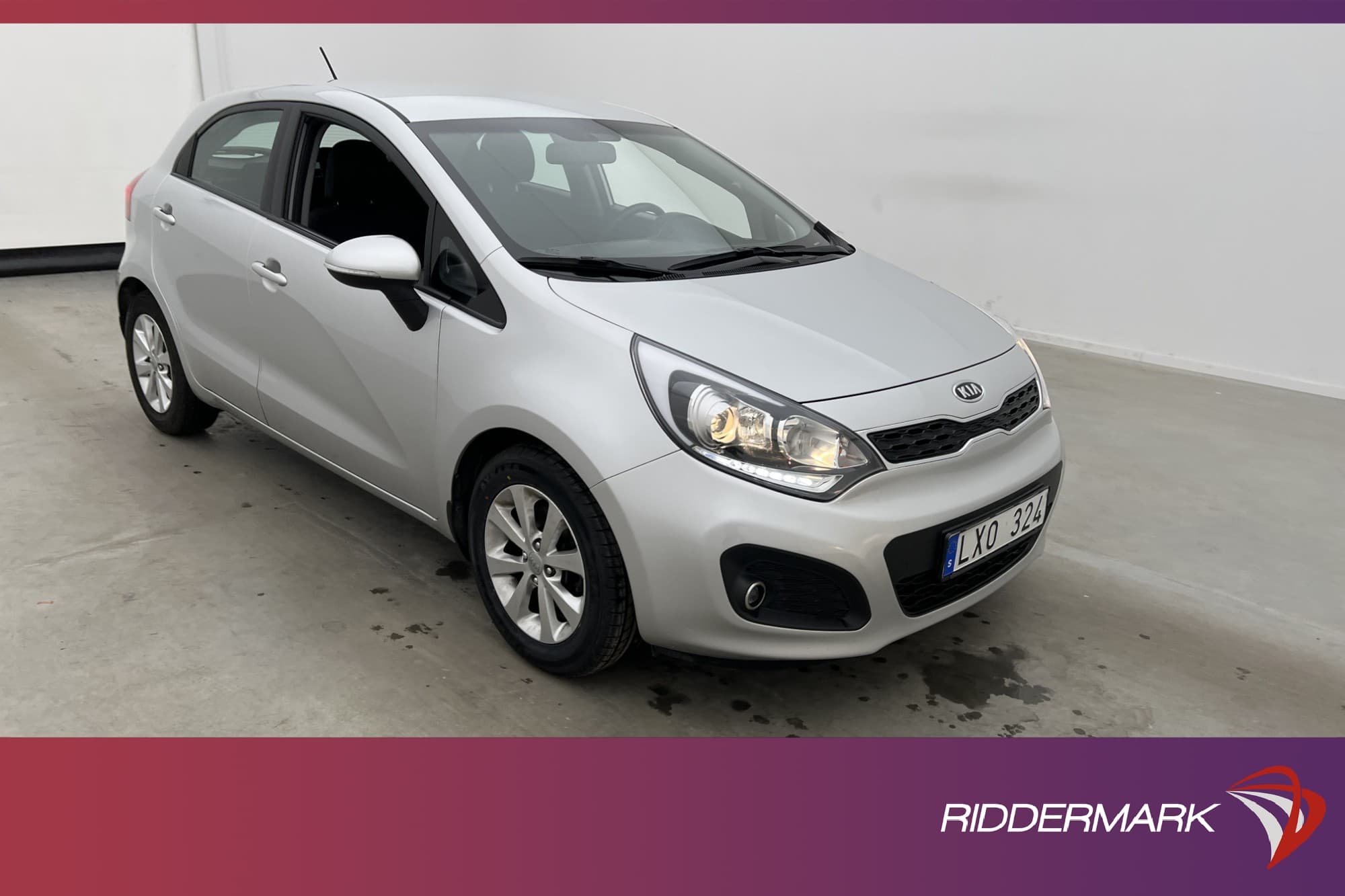 Kia Rio 1.4 CVVT 109hk Advance Två-Brukare Rattvärme