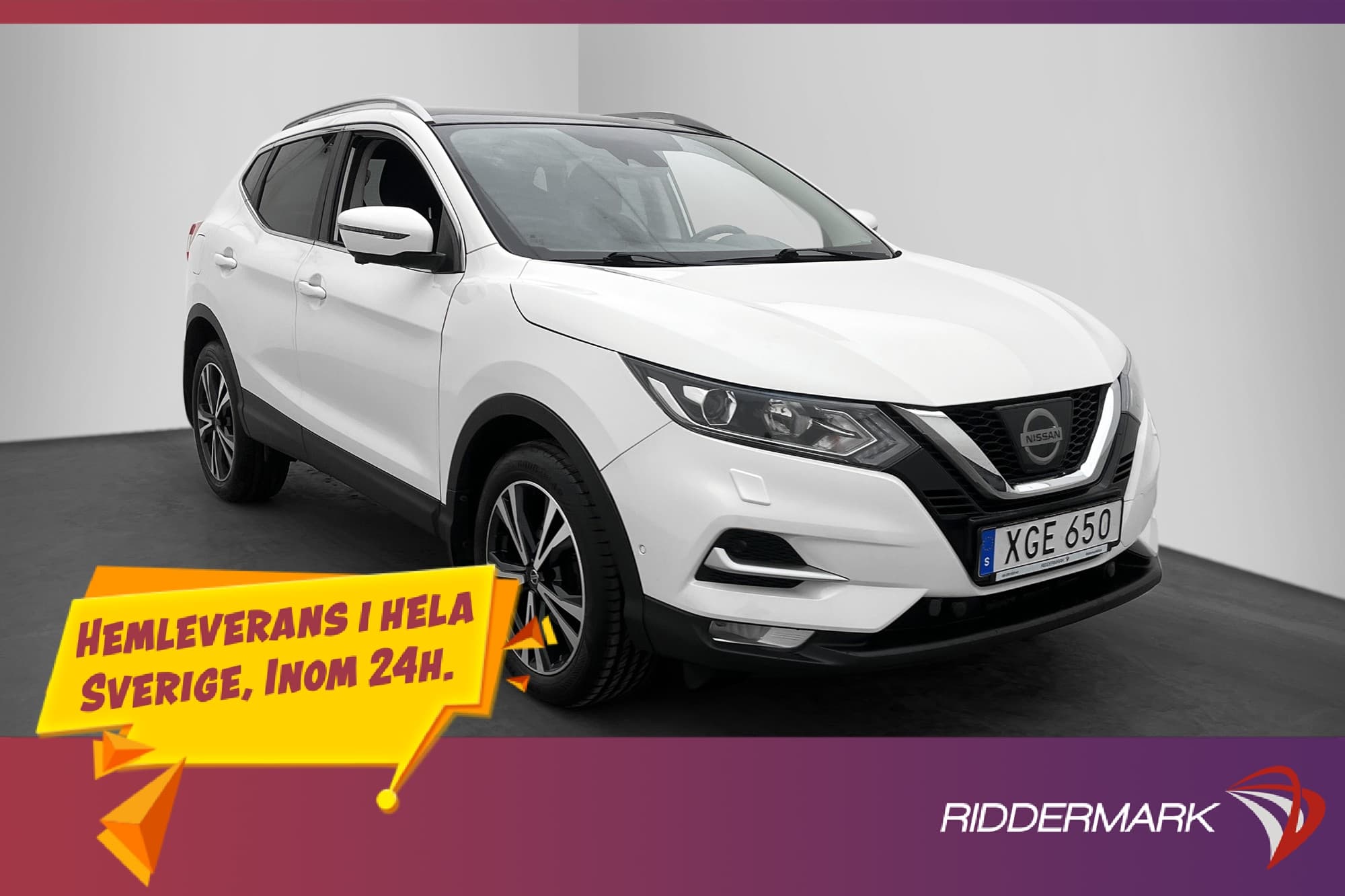 Nissan Qashqai 1.2 DIG-T Panorama Navi Värmare 360° Drag 