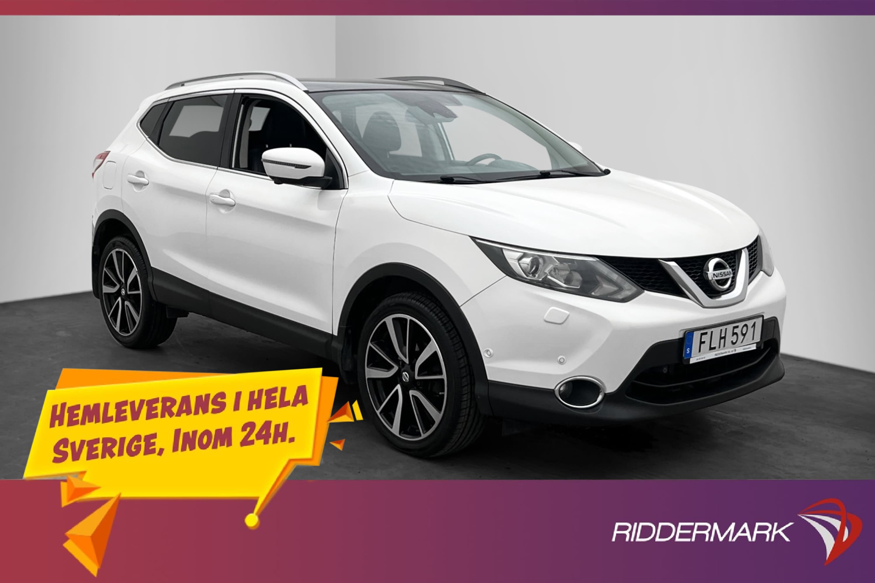 Nissan Qashqai 1.5 dCi Tekna Panorama 360° Navi Sensorer
