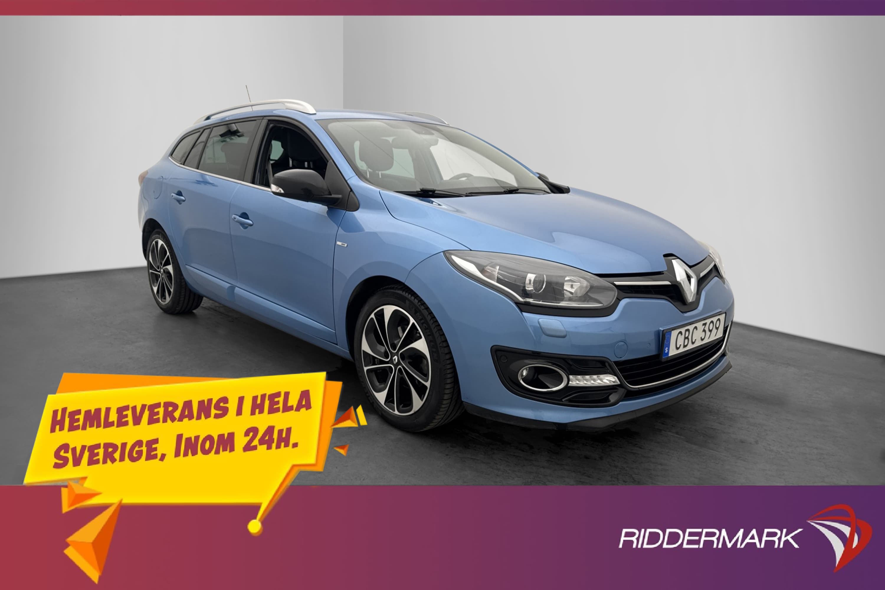 Renault Mégane Grandtour 110hk Bose Edition Kamera BOSE Navi
