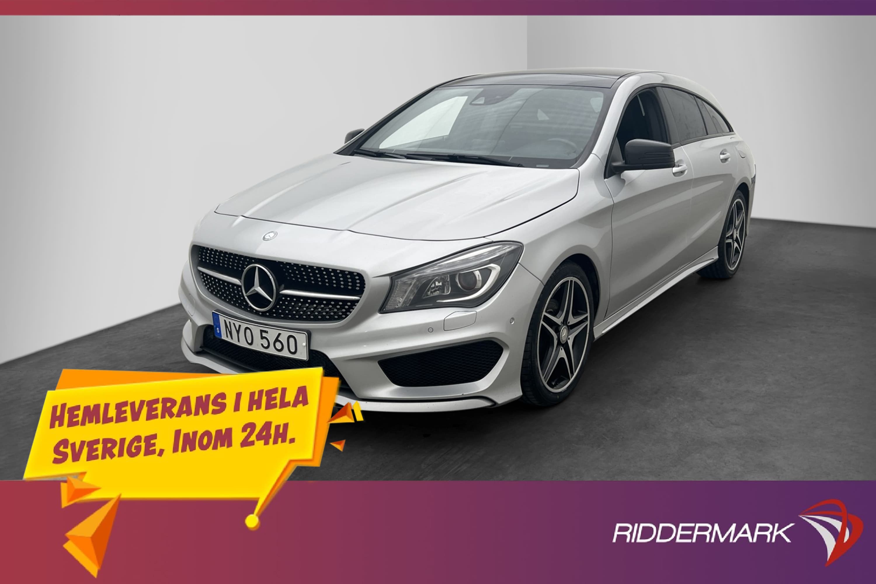 Mercedes-Benz CLA 200 d SB 136hk AMG Night Pano Navi Kamera