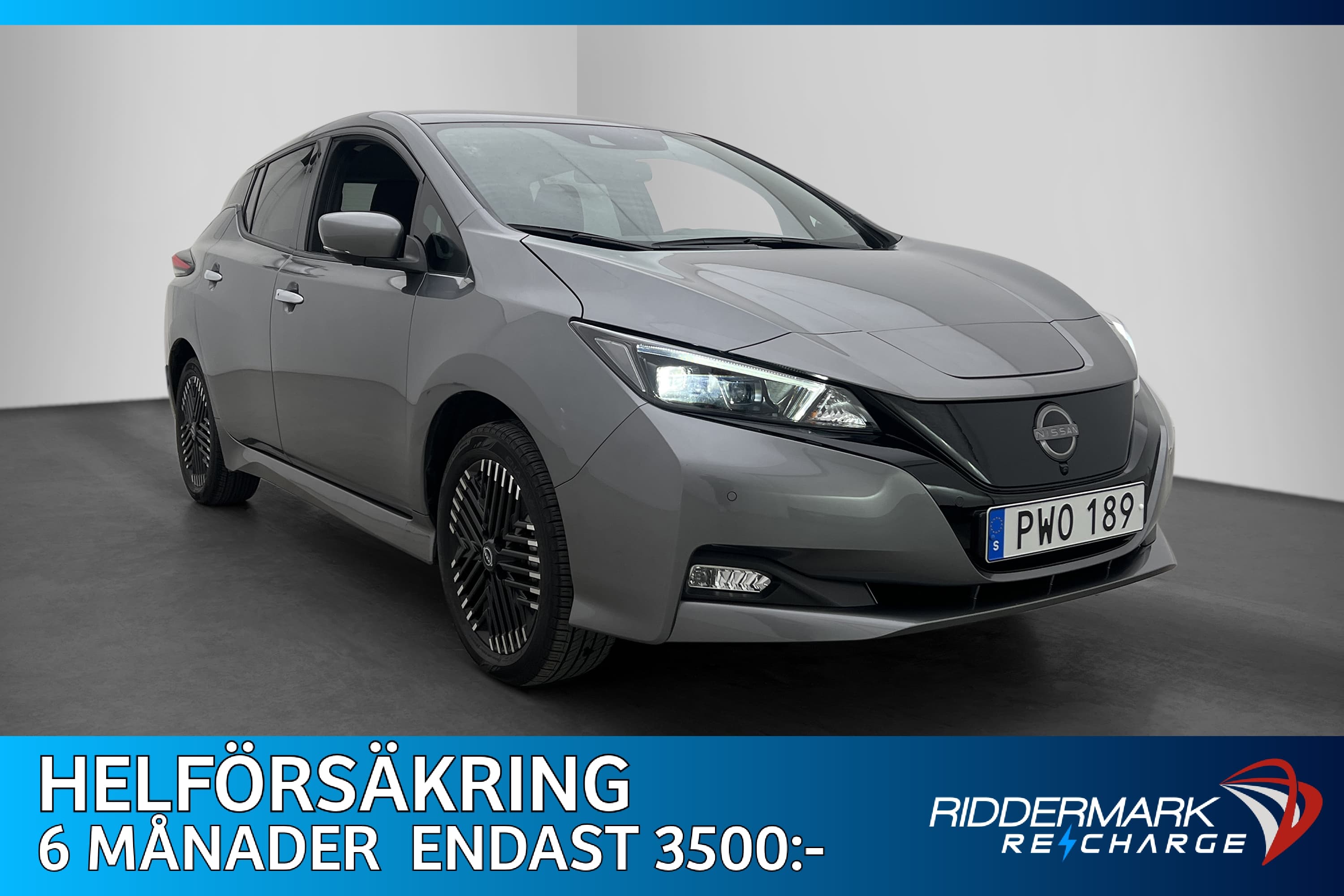 Nissan Leaf E+ 62 kWh N-Connecta 360° Navi Rattvärme CarPlay