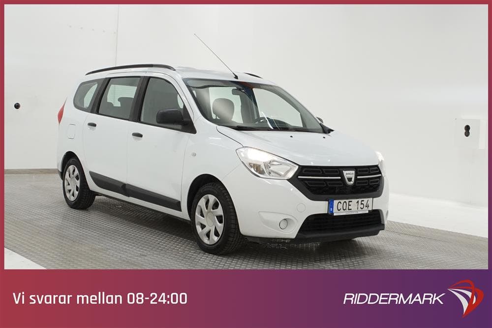 Dacia Lodgy 1.2 TCe 7 sits 0,48L/Mil Skatt 646 krexteriör