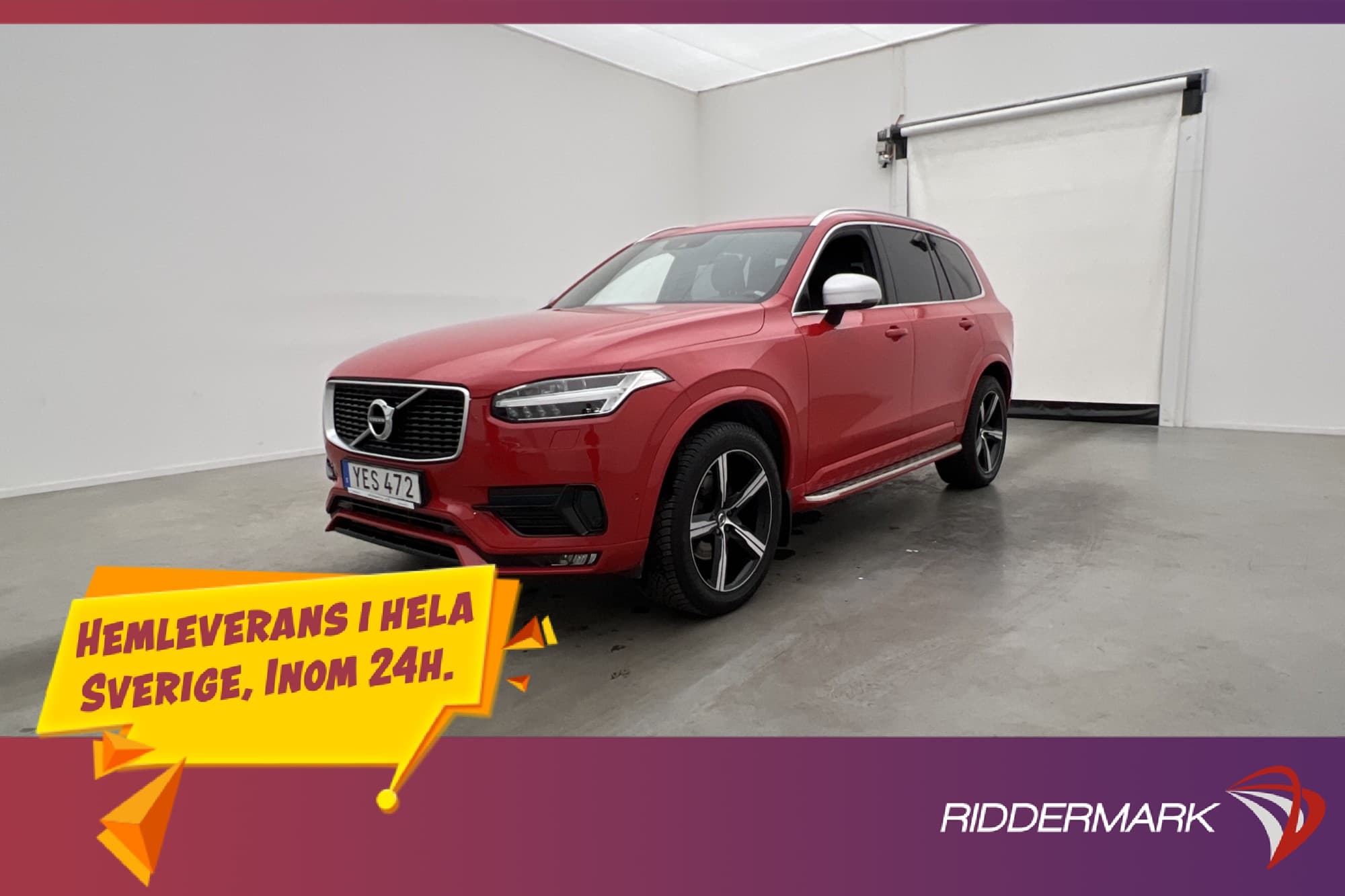 Volvo XC90 D4 AWD R-Design 7-Sits VOC Värm Kamera Skinn Drag