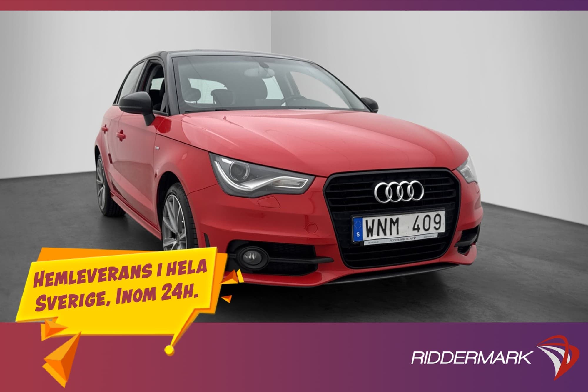 Audi A1 Sportback 1.2 TFSI 86hk S-Line Bluetooth Audi-Sound