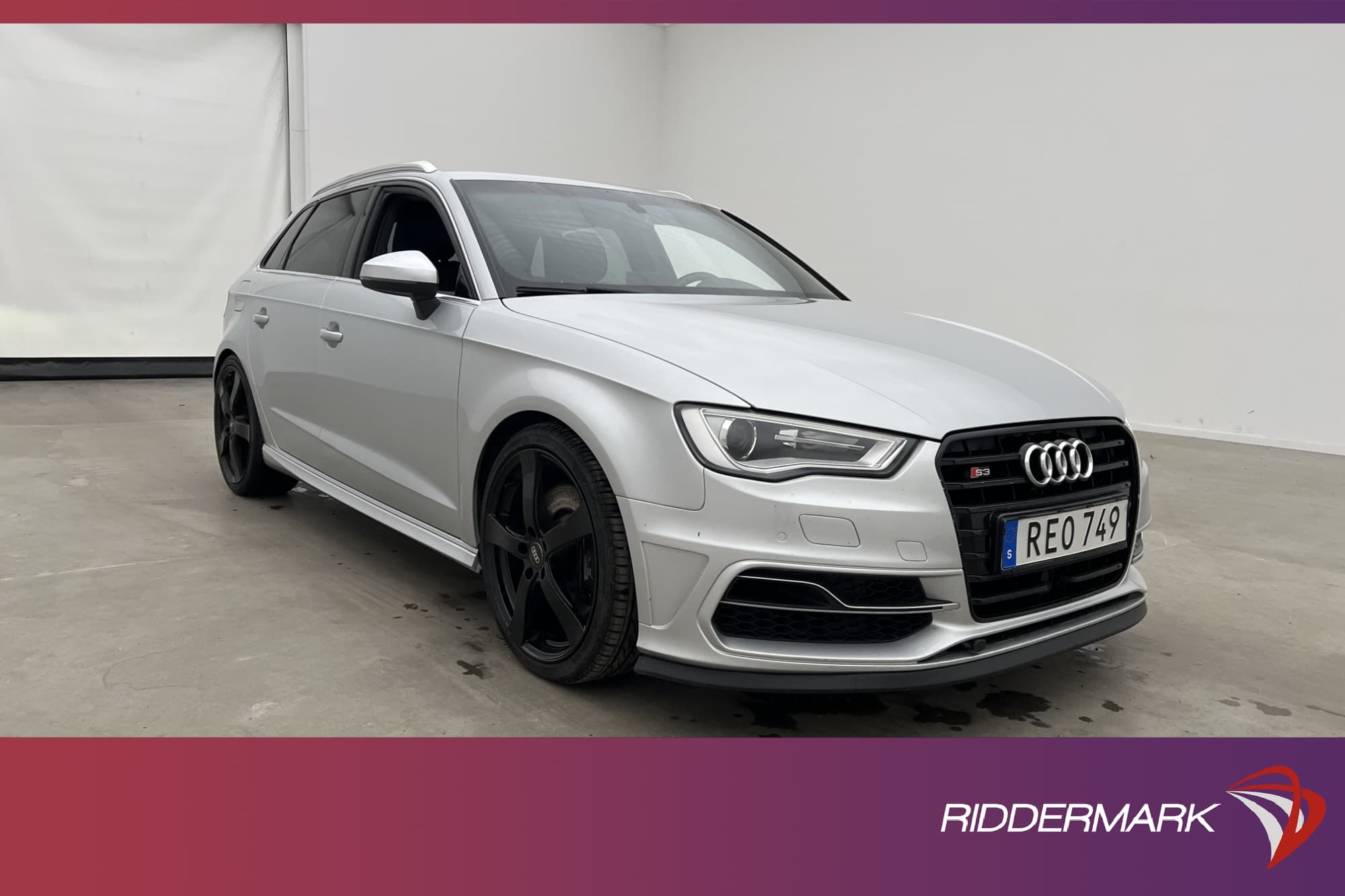 Audi S3 Sportback Quattro 300hk B&O Värmare Svensksåld