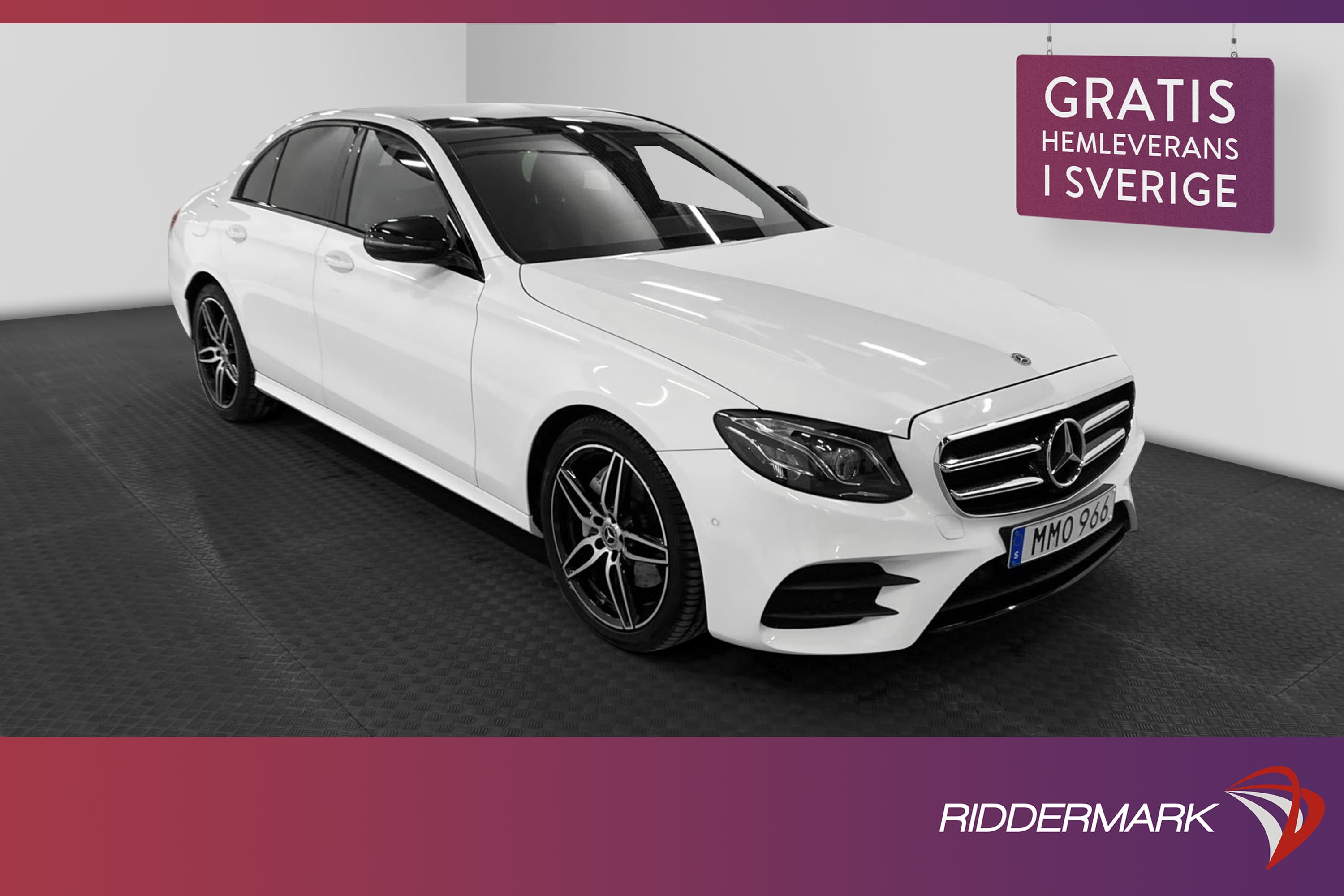 Mercedes-Benz E 220 d 4M 194hk AMG Pano Wide Värmare Kamera 