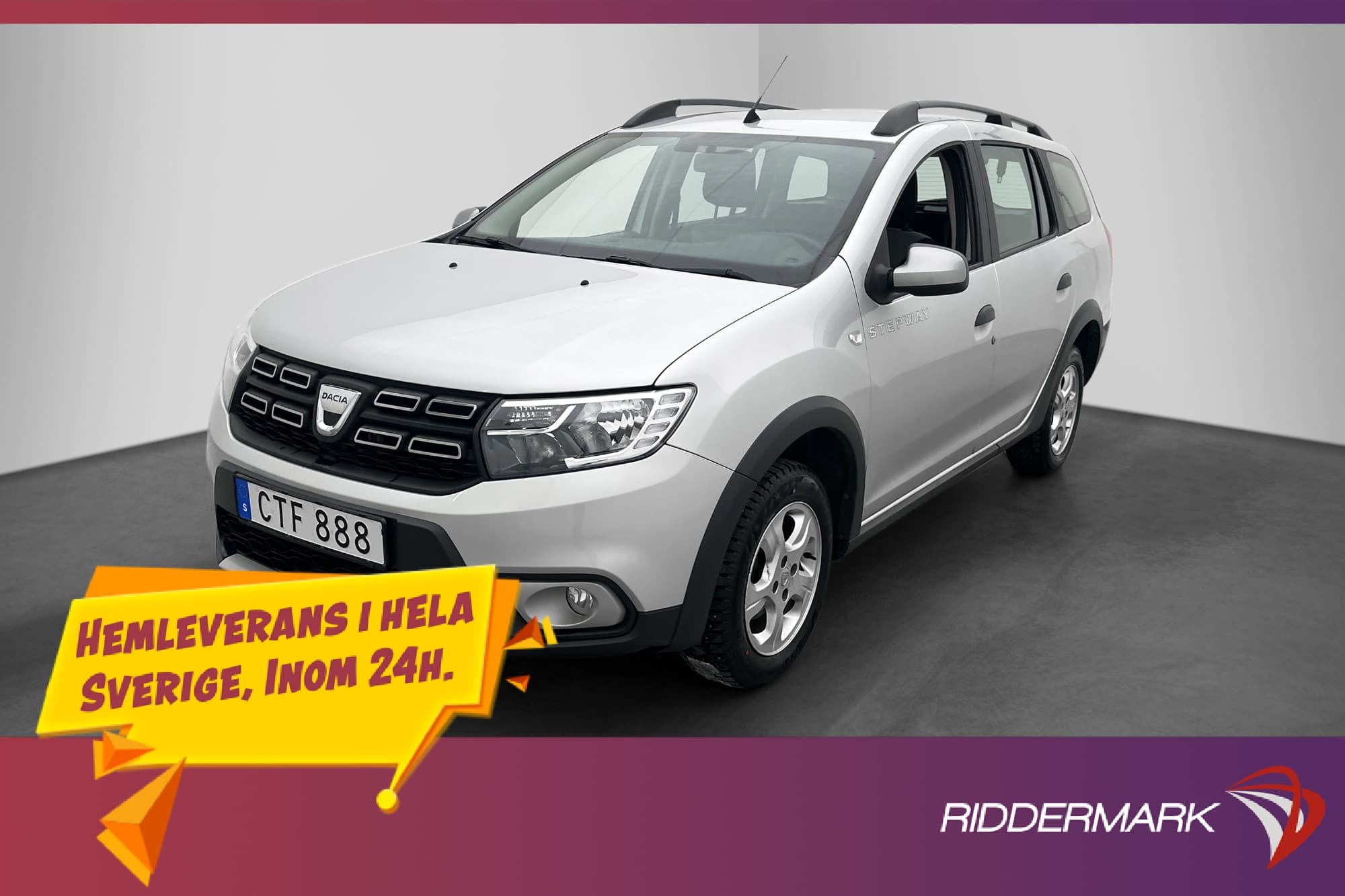 Dacia Logan 1.5 dCi 90hk Dragkrok P-Sensorer Navi Bluetooth