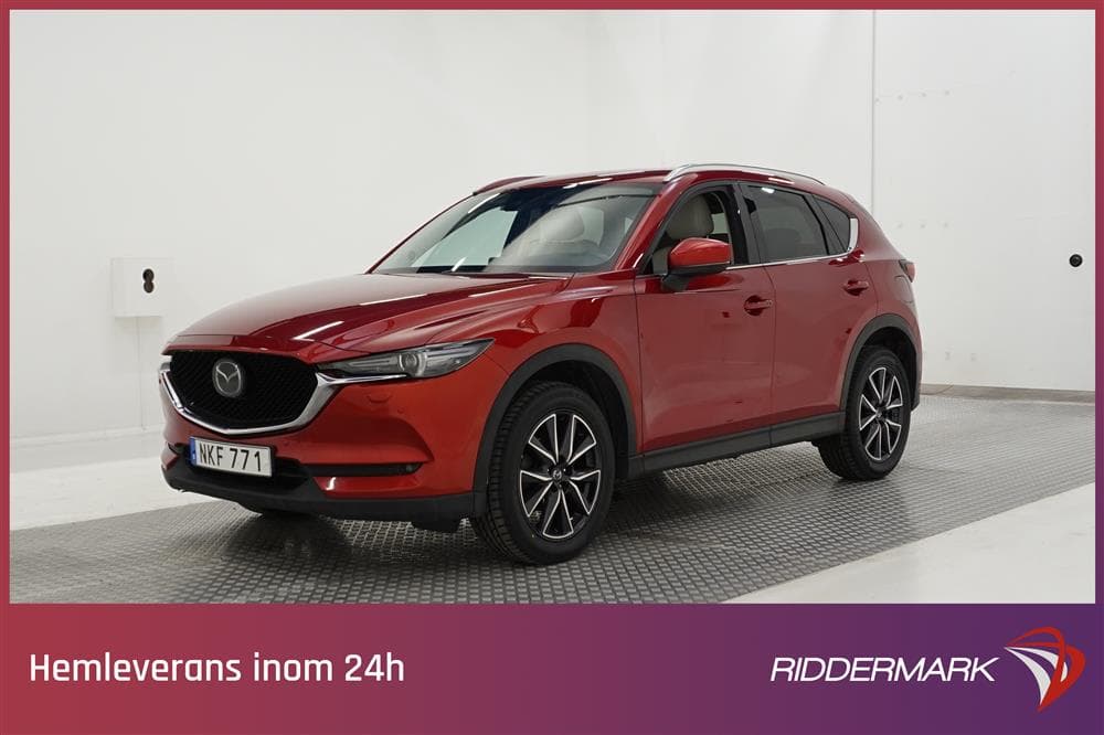Mazda CX-5 2.5 194hk AWD Optimum Bose HUD Navi Skinn Dragexteriör