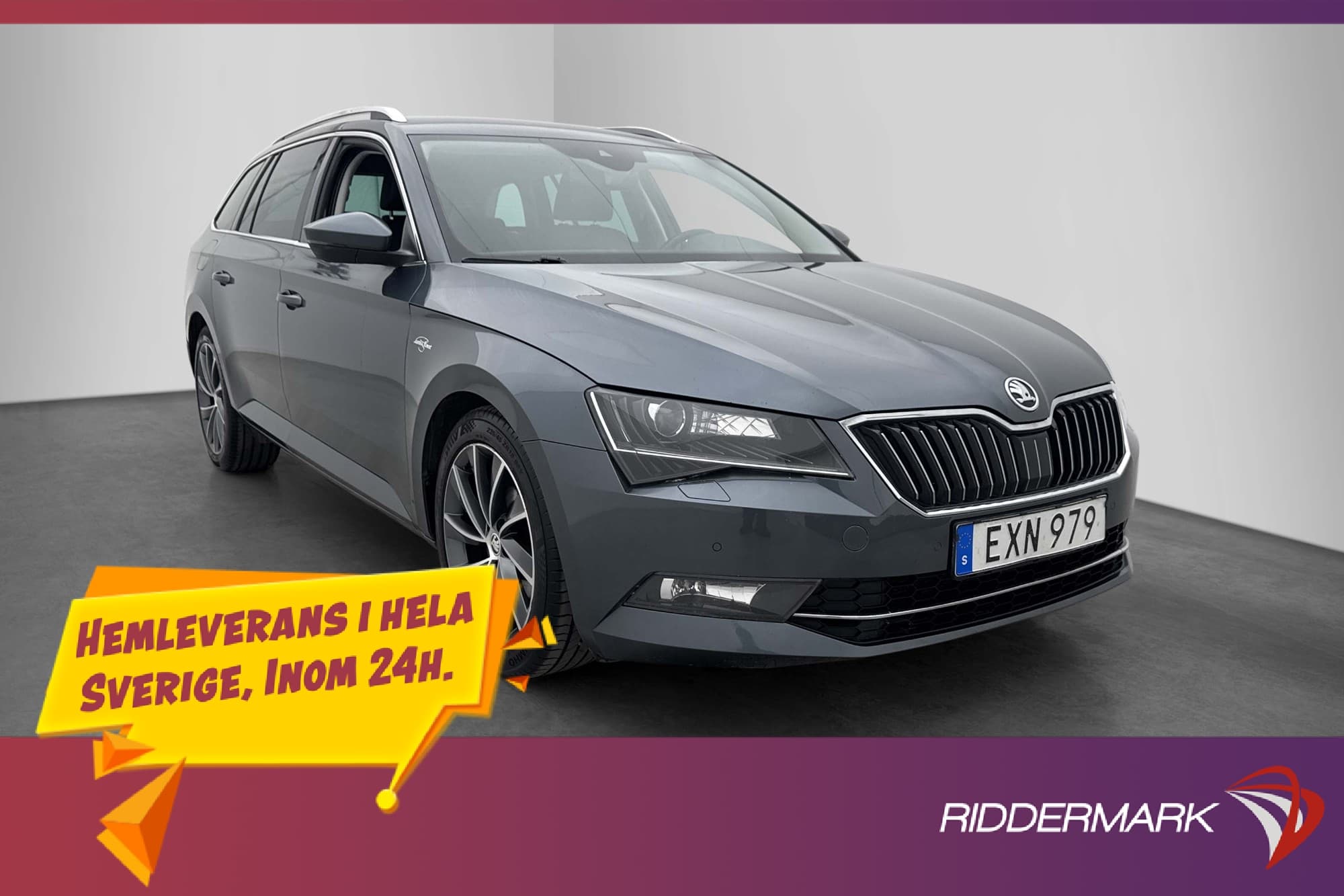 Skoda Superb TDI 4x4 190hk L&K Kamera Värmare Skinn Drag