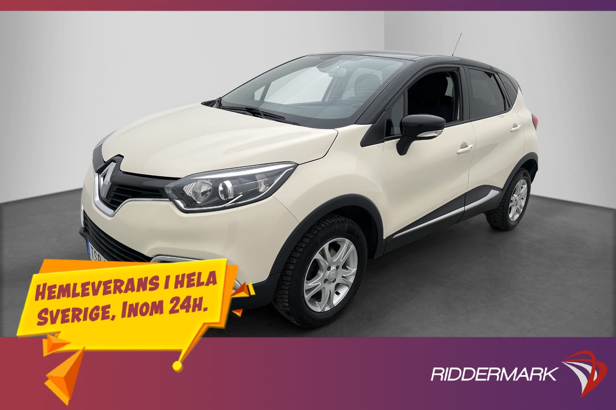 Renault Captur 0.9 TCe Dynamique Navi Sensorer Låg-Årsskatt