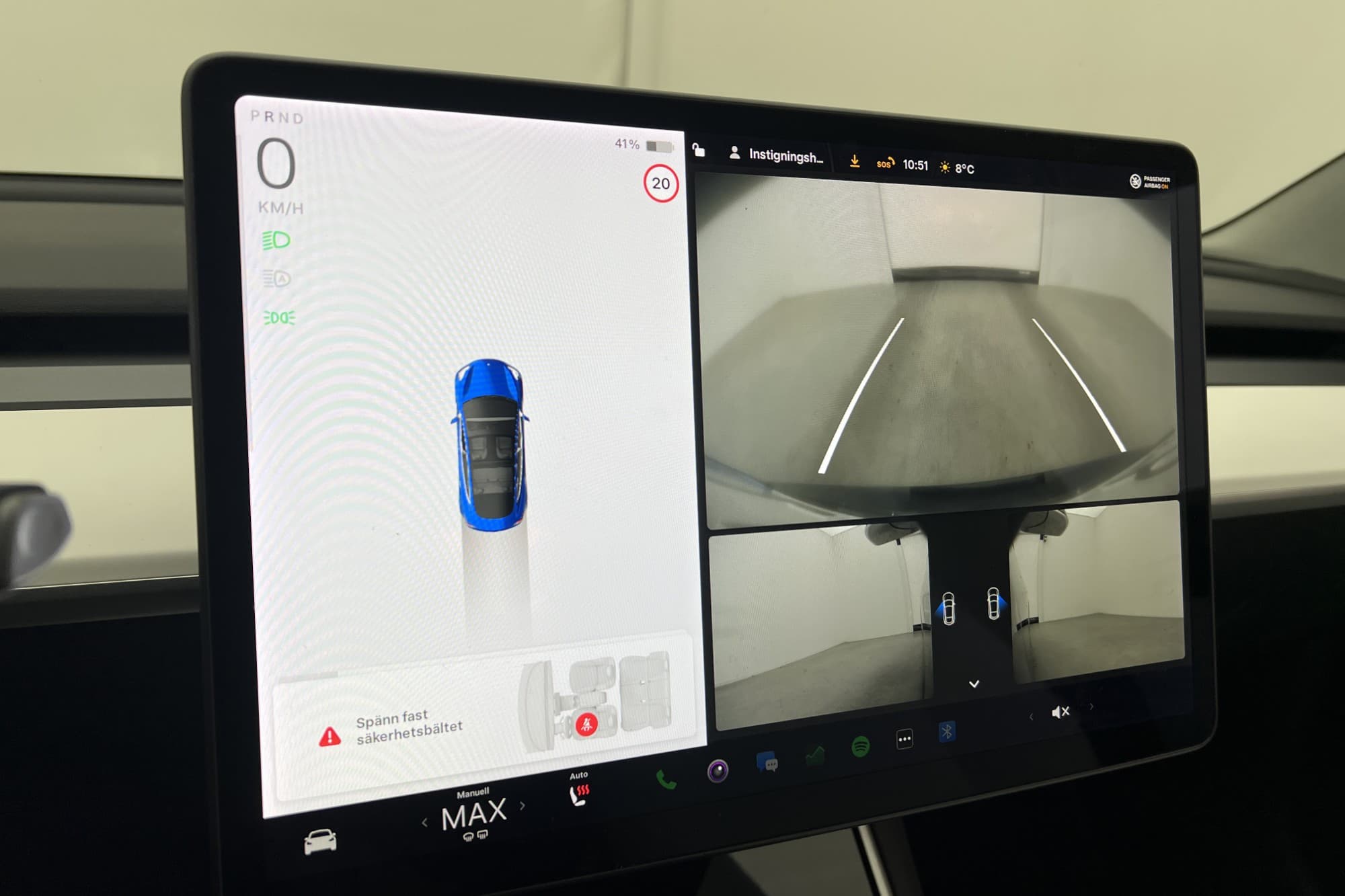 Tesla Model 3 Long Rang AWD FSD Ljus-Interiö Svensksåld MOMS
