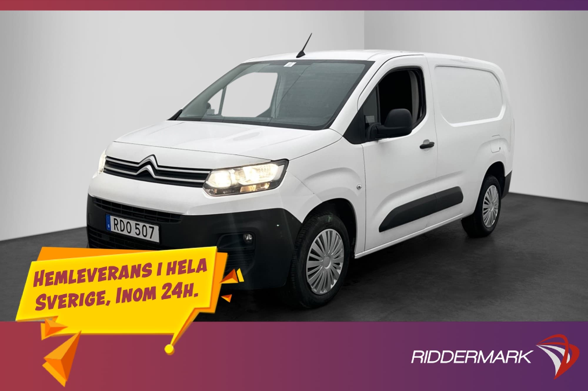Citroën Berlingo L2 Dragkrok PDC 3-Sits Farthållare Moms