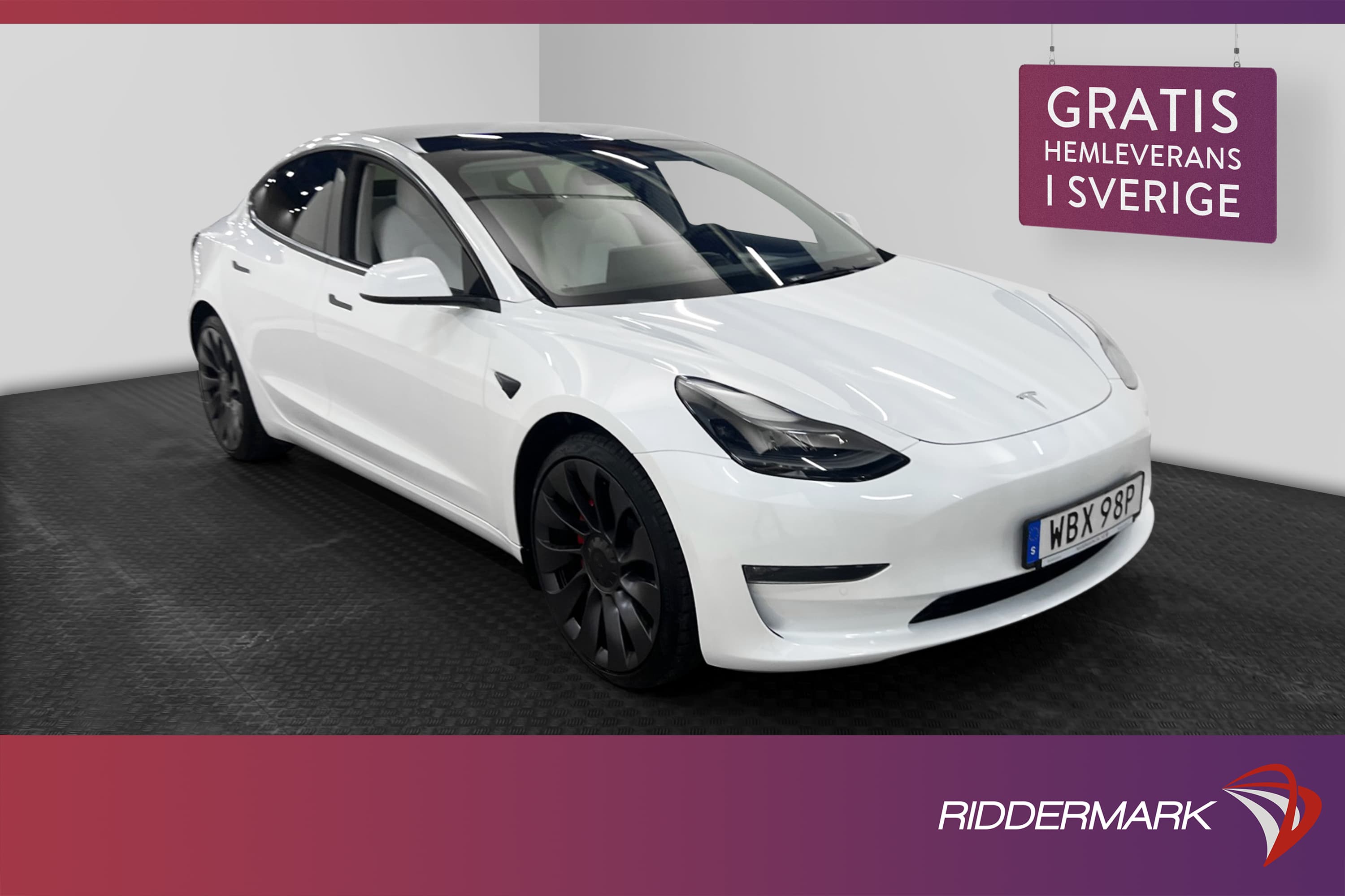 Tesla Model 3 Performance AWD 513hk