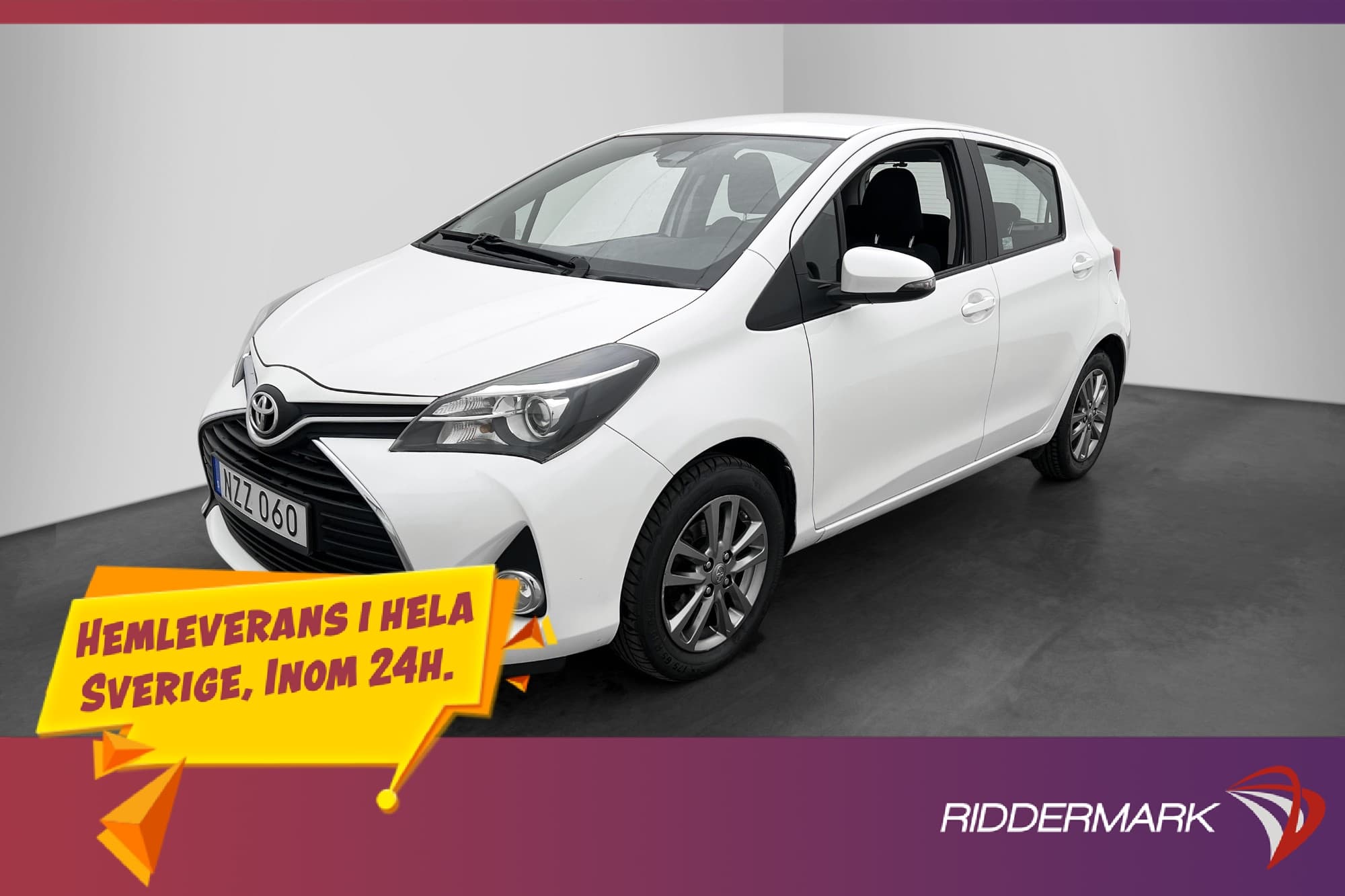 Toyota Yaris 1.33 Dual VVT-i 99hk Active Kamera Låg-Skatt