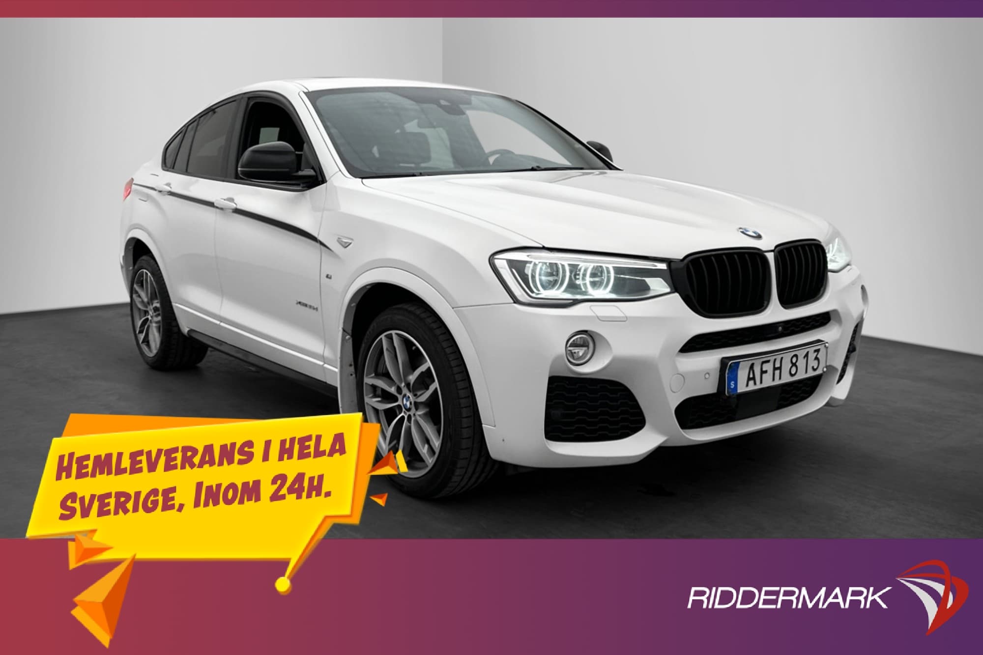 BMW X4 xDrive35d M Sport Värmare Taklucka H/K 360° Navi Drag