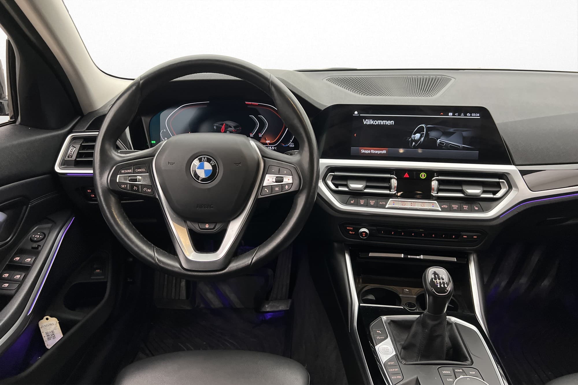 BMW 320 d Touring 190hk Sport line Cockpit Ambient Halvskinn