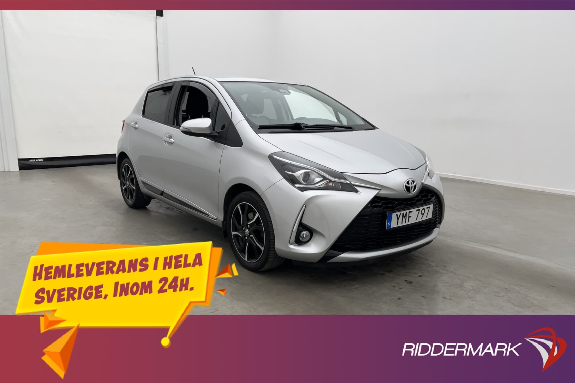 Toyota Yaris 1.5 VVT-iE 111hk Style B-Kamera Farthållare