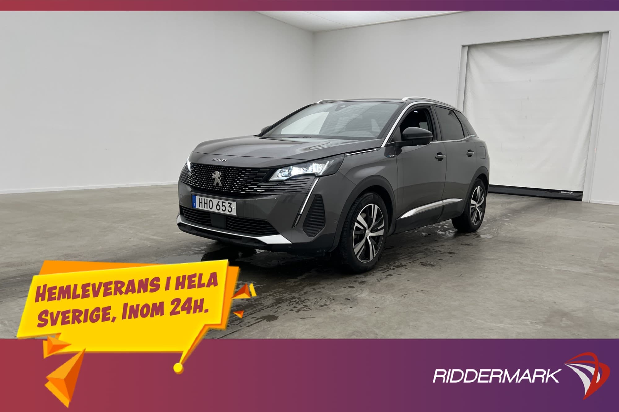 Peugeot 3008 HYBRID4 PHEV AWD 300hk GT Kamera Dragkrok