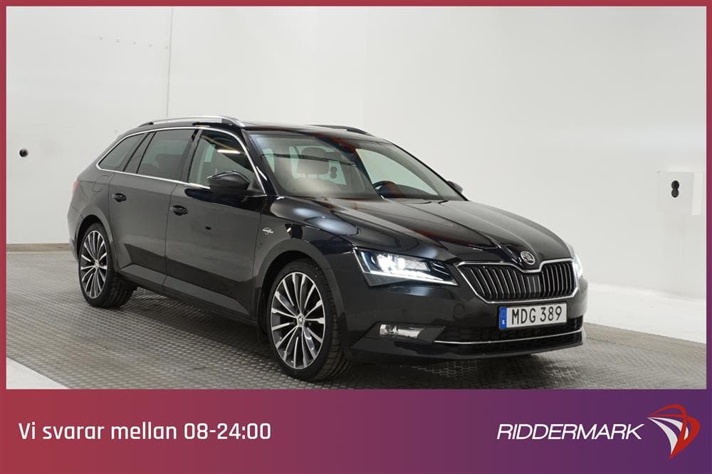 Skoda Superb 2.0 TDI Kombi 190hk L&K Pano Navi D-Värm Skinn