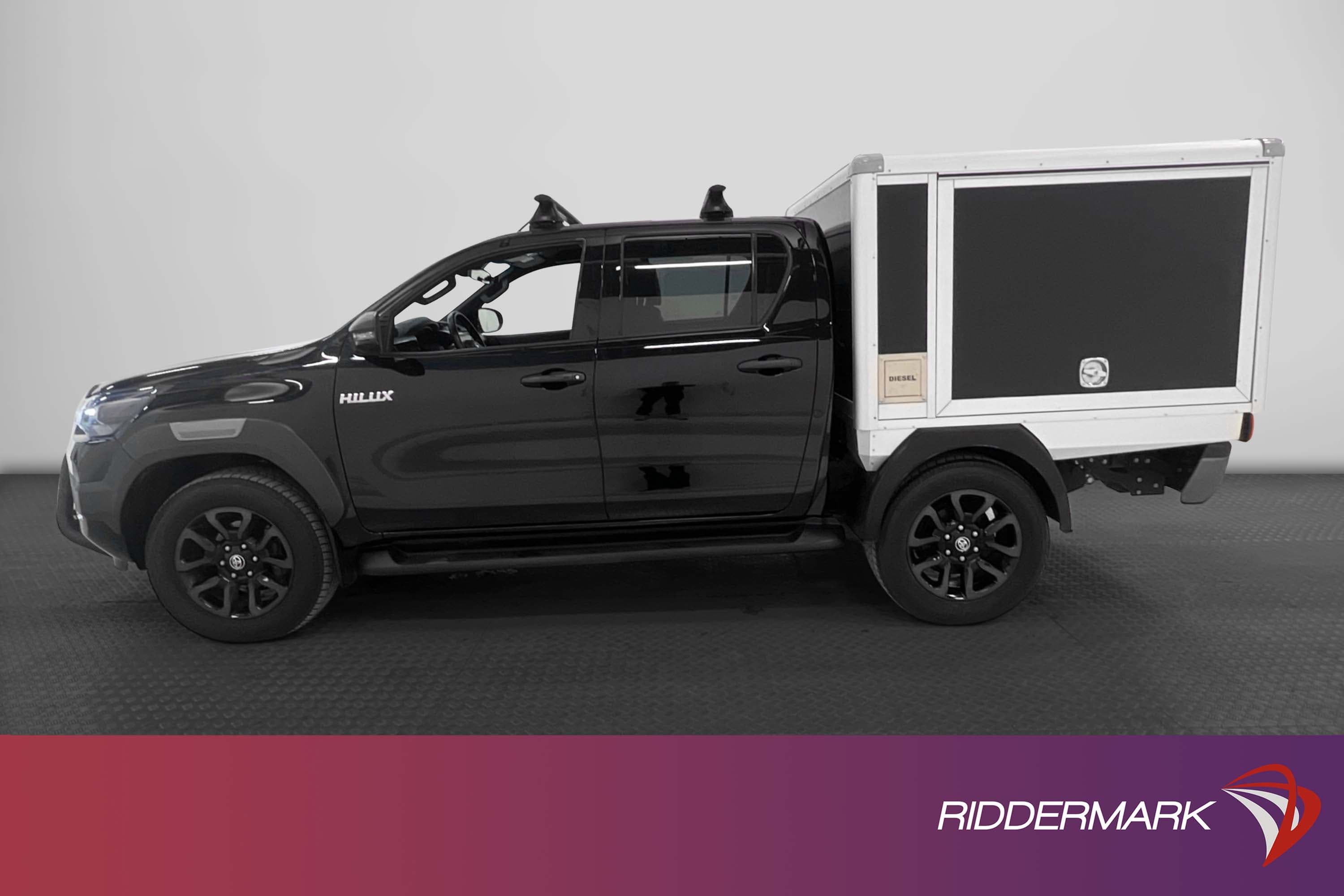 Toyota Hilux Invincible 2.8 4WD Värmare Påbyggnad Drag Moms