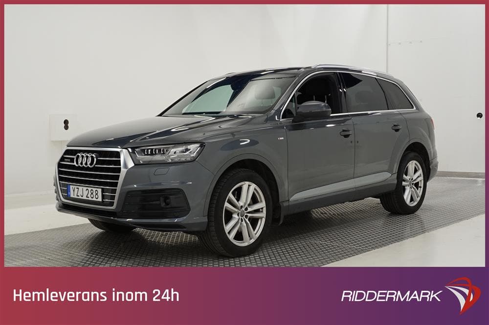 Audi Q7 TDI 272hk Quattro S-Line Cockpit Värmare BOSE 7-Sitsexteriör