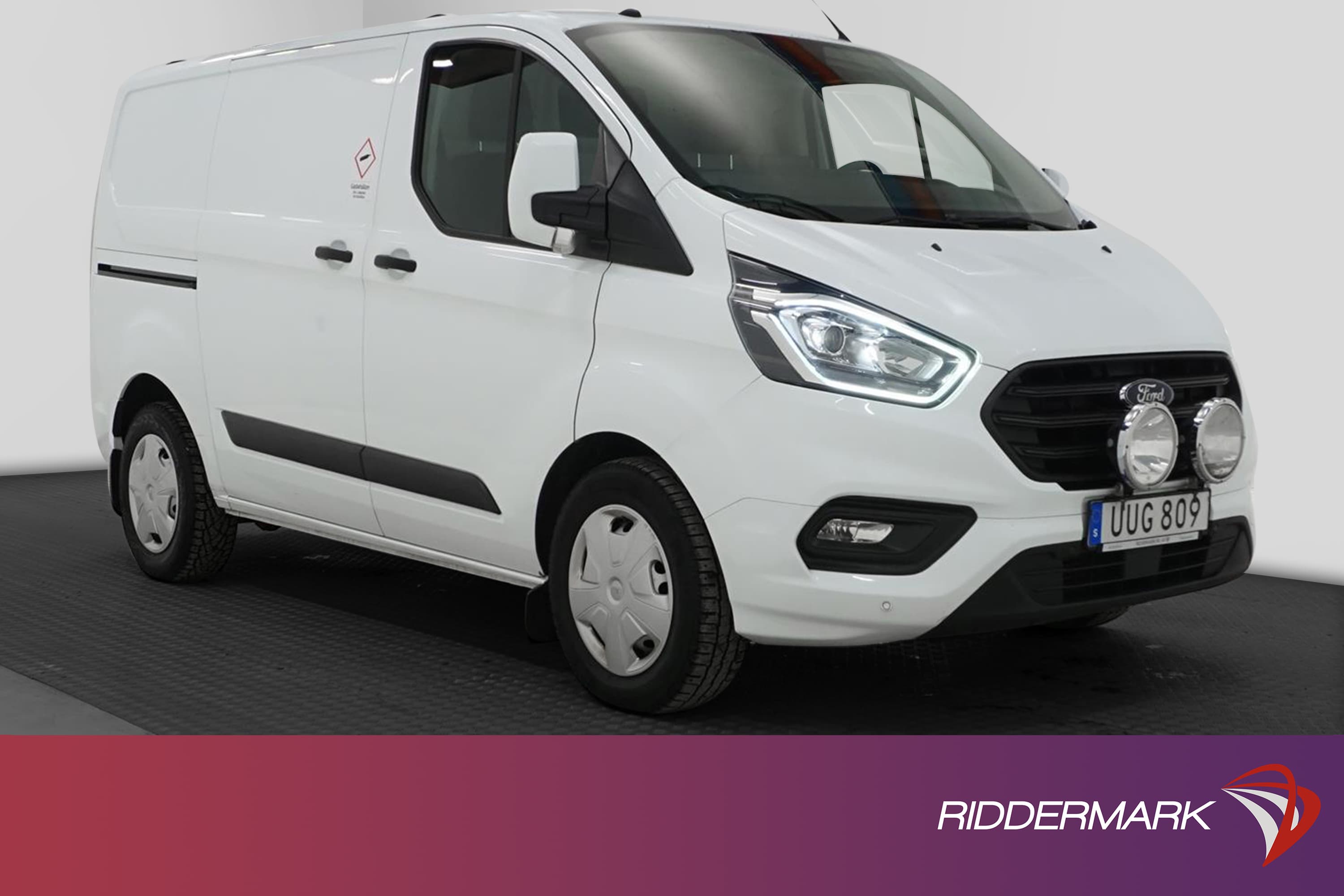 Ford Transit Custom 130hk Dragkrok V-Inredd Värmare Moms