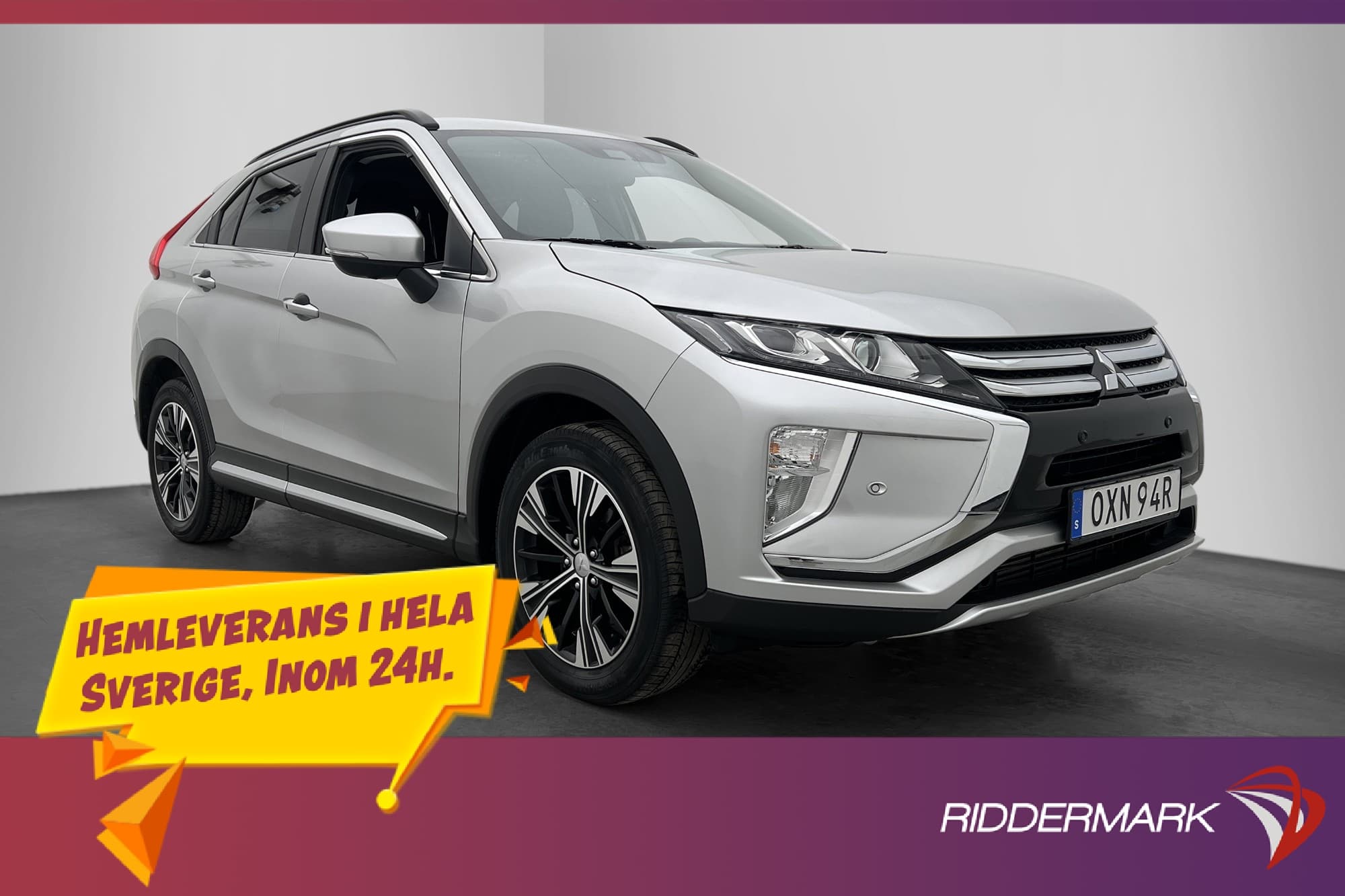 Mitsubishi Eclipse Cross 1.5 163hk 360° HuD Drag Rattvärme