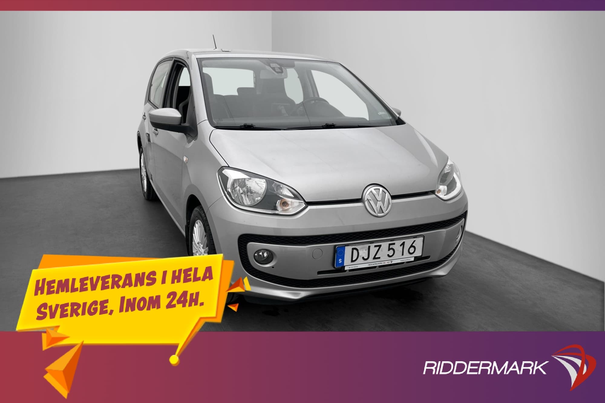 Volkswagen UP! 1.0 MPI P-Sensorer A/C Låg skatt Nyservad
