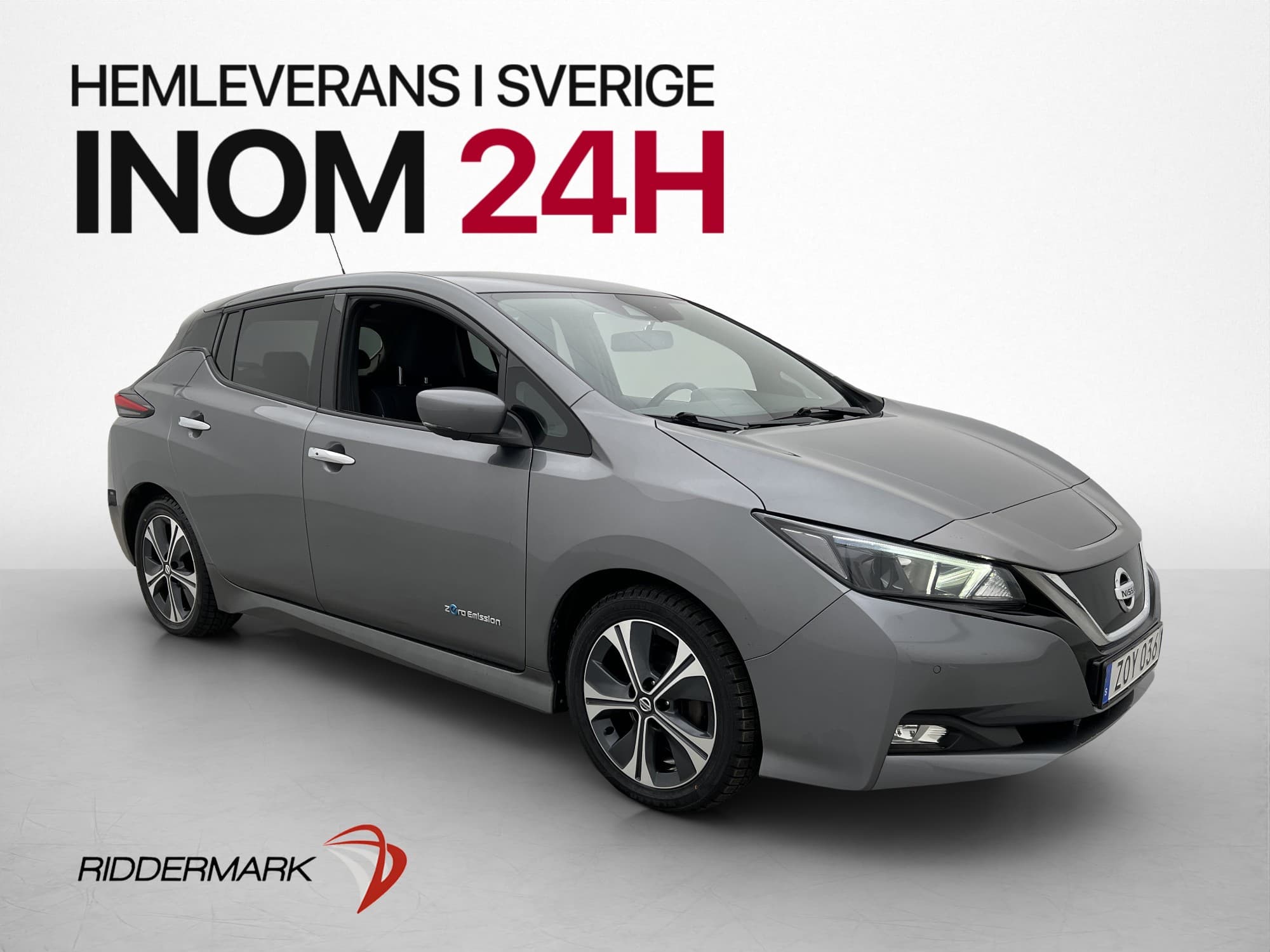 Nissan Leaf 150hk 40 kWh N-Connecta 360° Rattvärme Navi