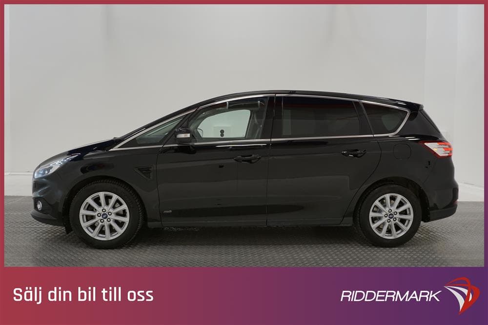 Ford S-MAX 2.0 TDCi AWD 180hk 7-Sits Titanium D-värm Panoexteriör