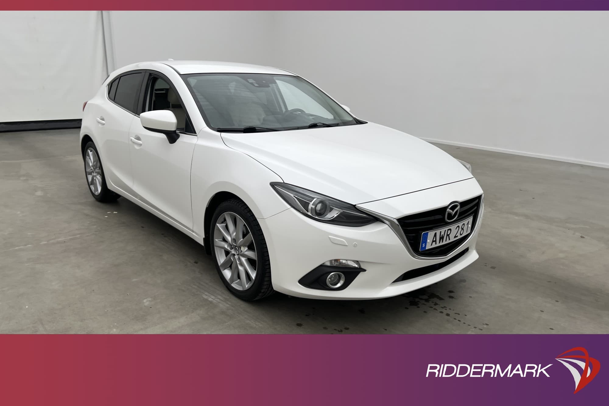 Mazda 3 Sport 2.2 150hk Optimum BOSE HUD Kamera Navi Skinn
