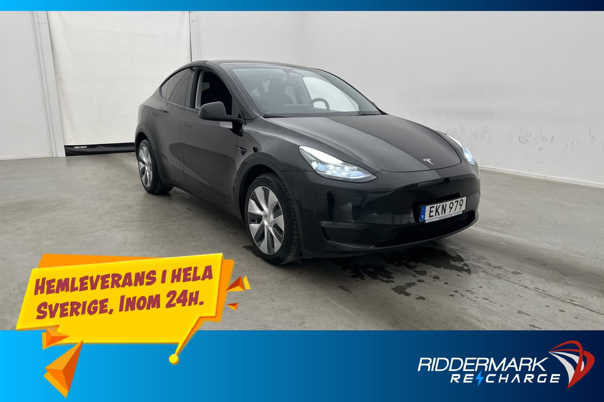 Tesla Model Y Long Range AWD Autopilot Svensksåld MOMS