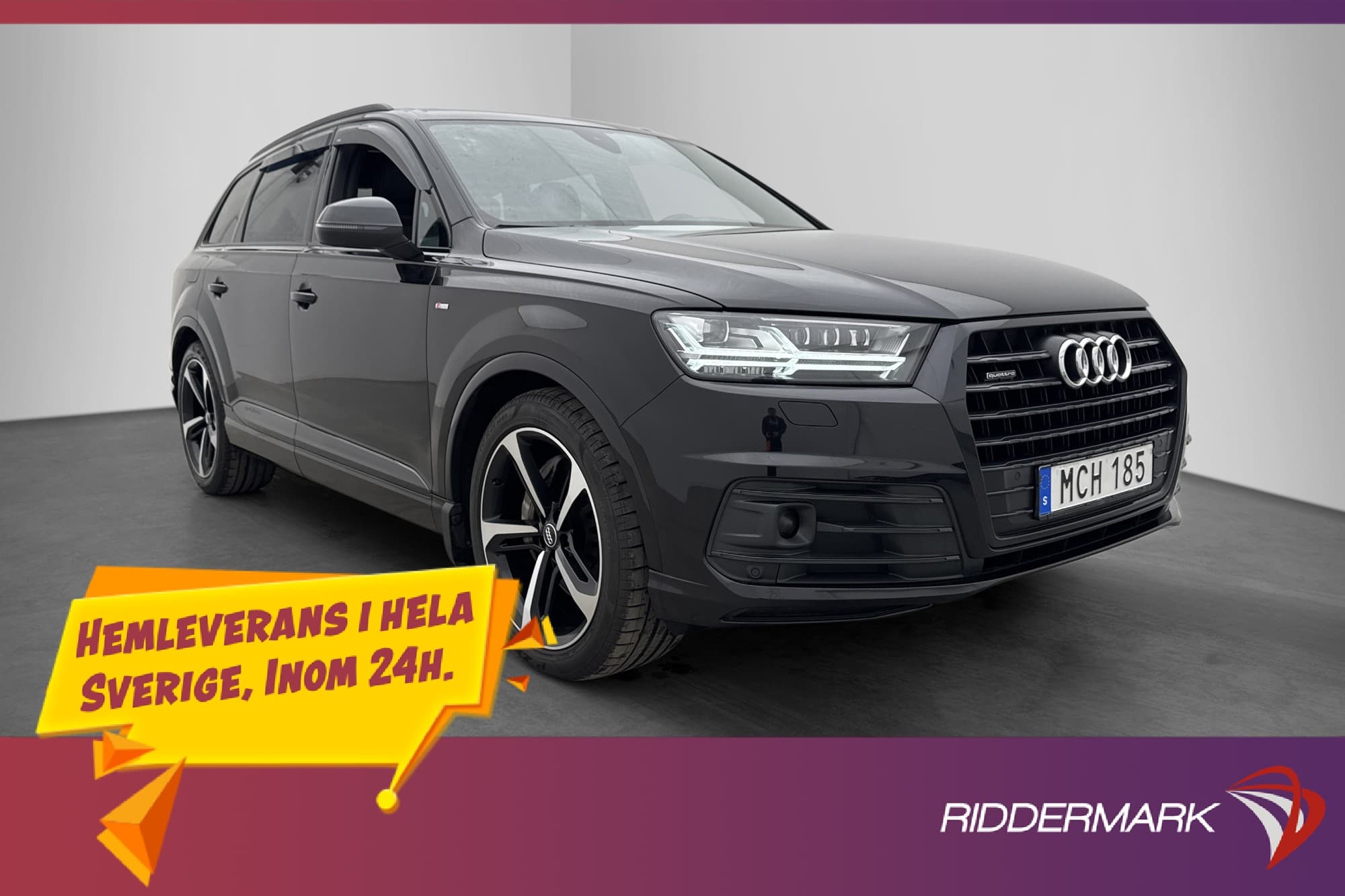 Audi Q7 3.0 TDI S Line 7-Sits Pano BOSE Luft-fjd Värm 4-Zons