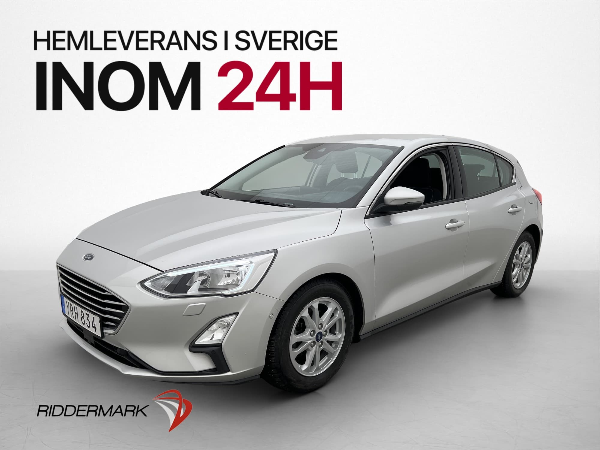 Ford Focus 1.0 125hk Titanium Backkamera Adaptiv 360kr Skatt
