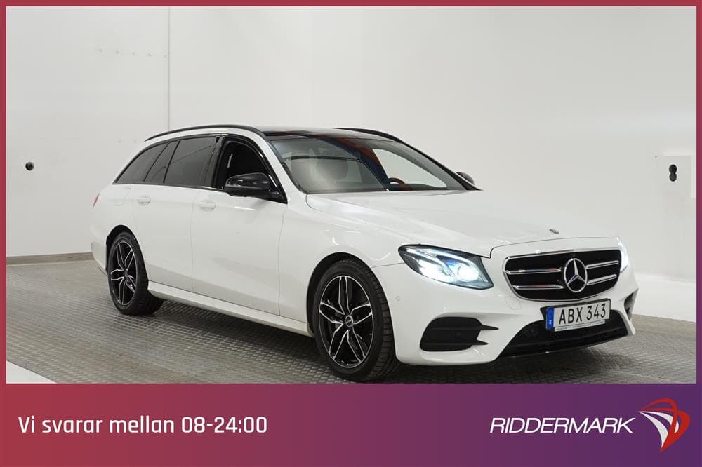 Mercedes-Benz E 220d 4M 194hk AMG Pano Wide. Värmare 360°